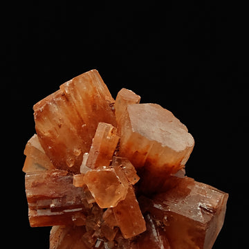 ARAGONITE – Orange Star-Twin Cluster, Tazouta, Sefrou, Morocco