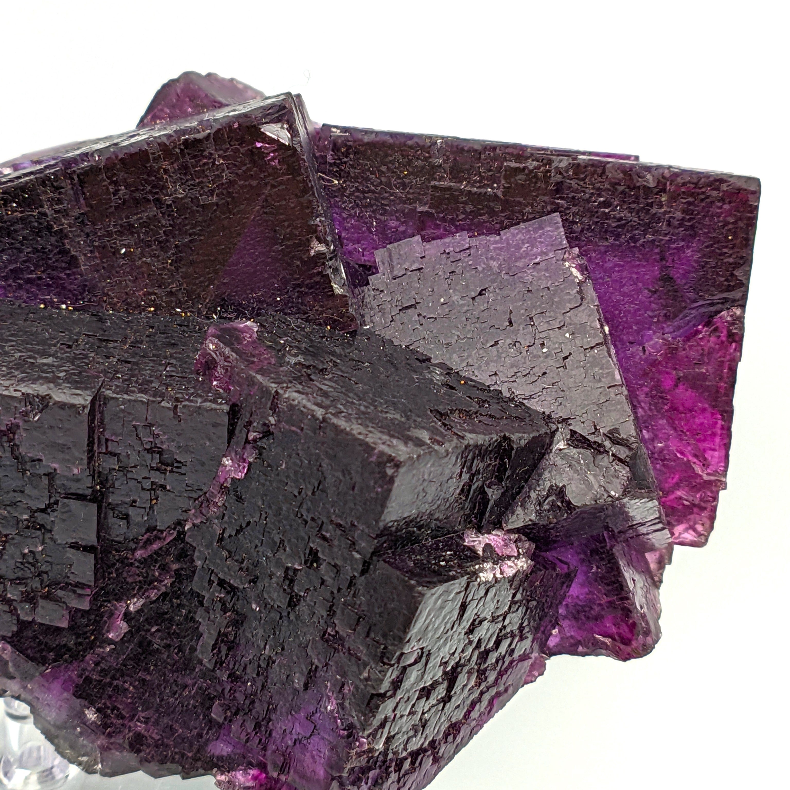 FLUORITE – Huge 15cm Purple Crystals, Annabel Lee Mine, Illinois, USA