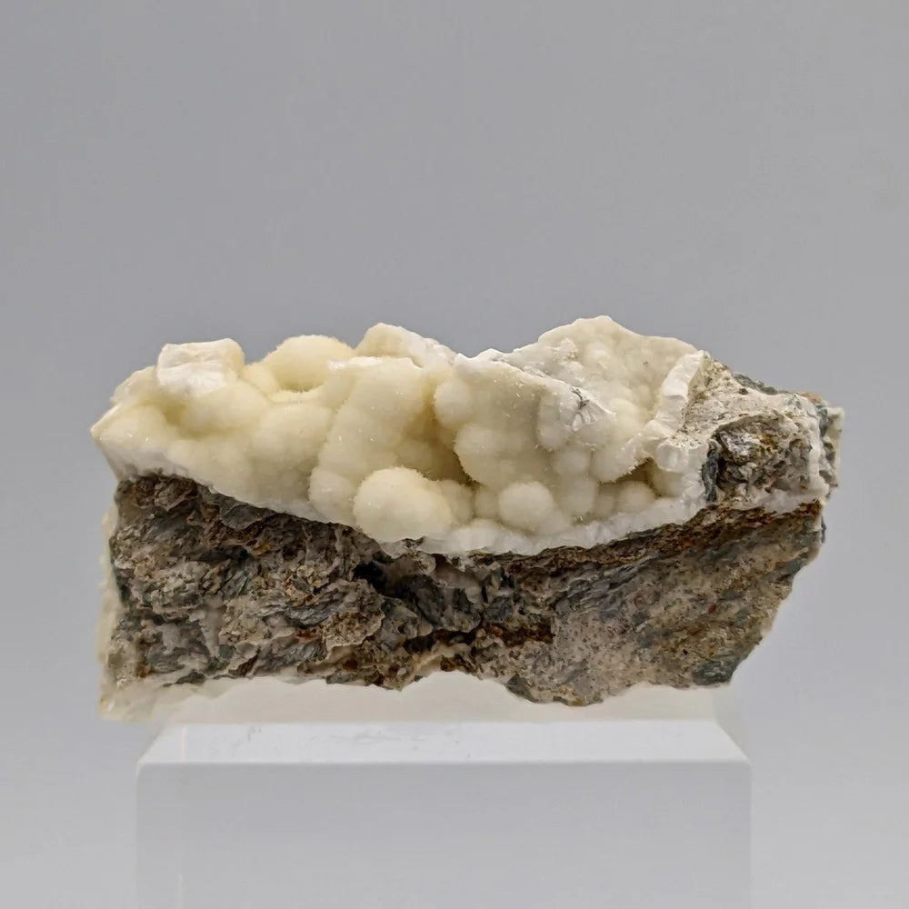 ARAGONITE – Botryoidal Alpine White mineral from Switzerland – New Find
