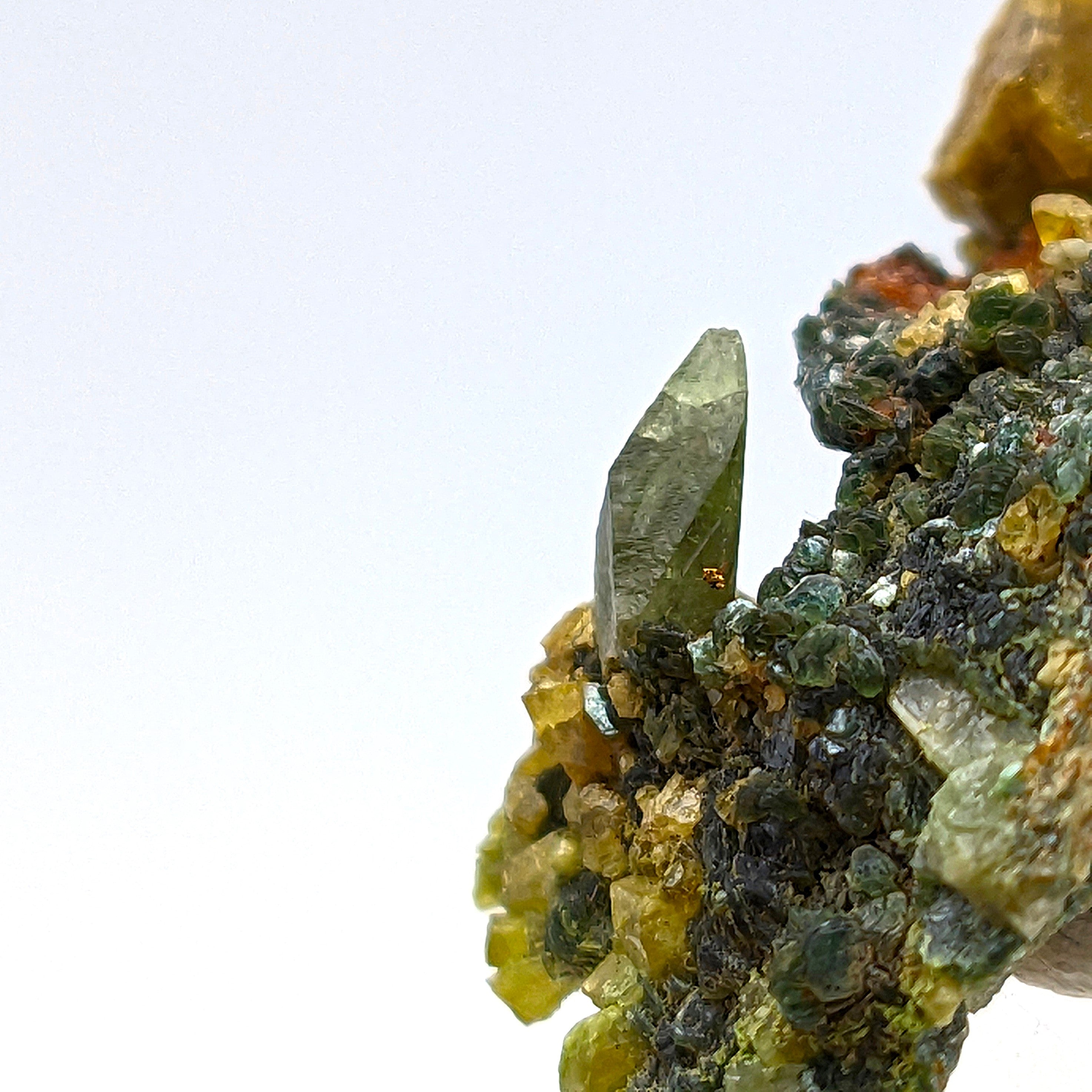 TITANITE, DIOPSIDE, CLINOZOISITE & CLINOCHLORE – Rare Find, Bellecombe, Italy