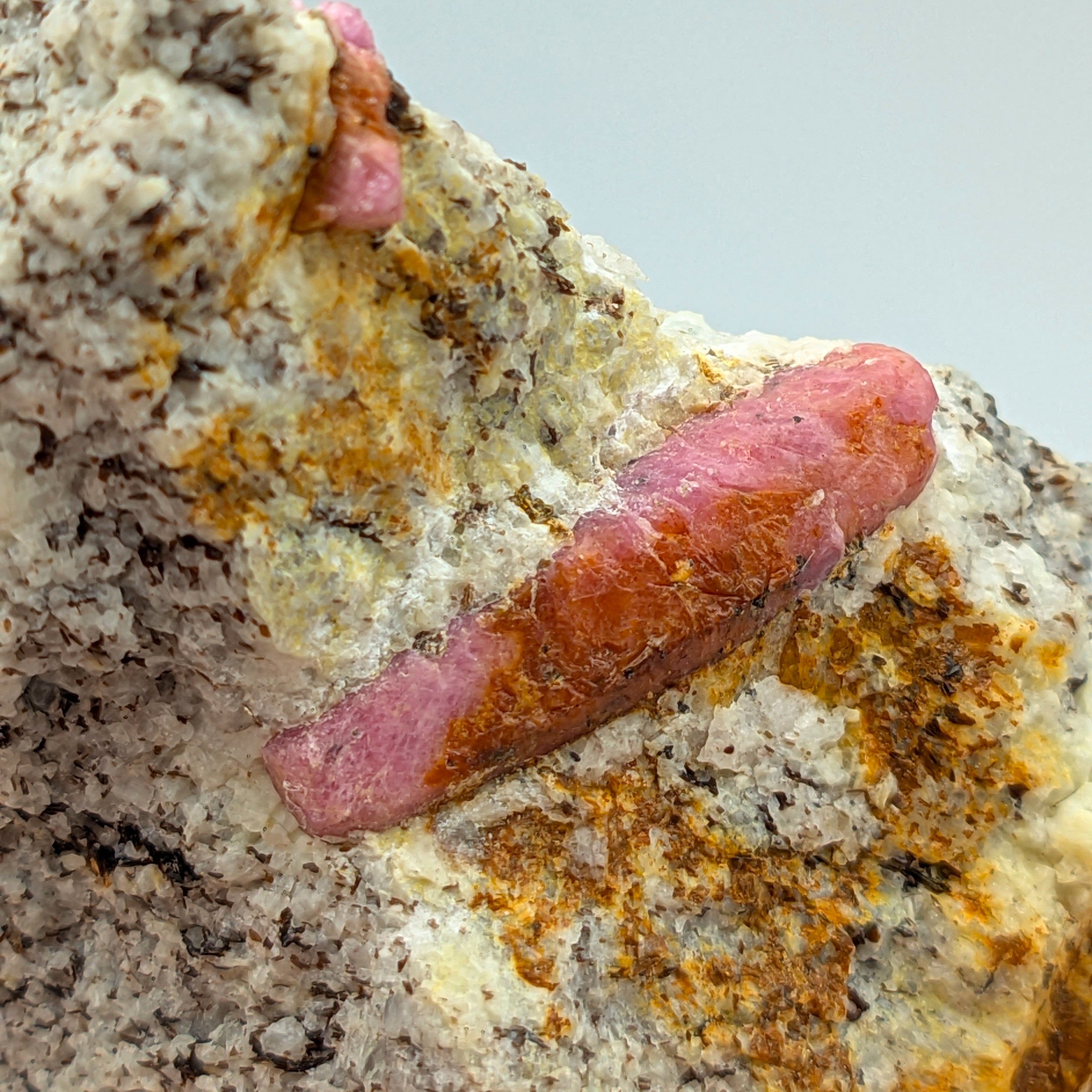 RUBY – Doubly Terminated Pink Corundum Crystal, Morogoro, Tanzania