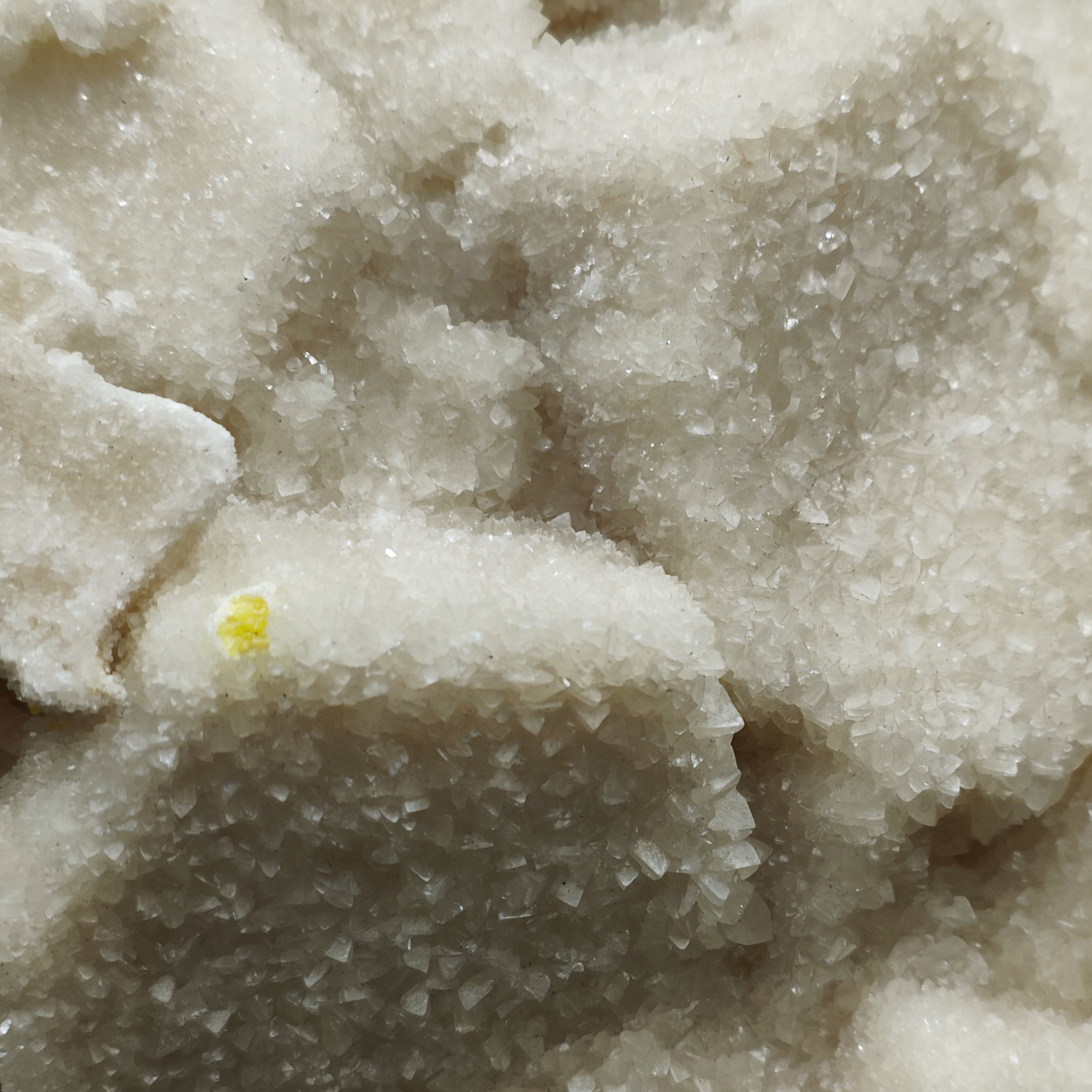 ARAGONITE – Pseudo-Hexagonal Crystals with Sulfur, Cozzo Disi, Sicily, Italy