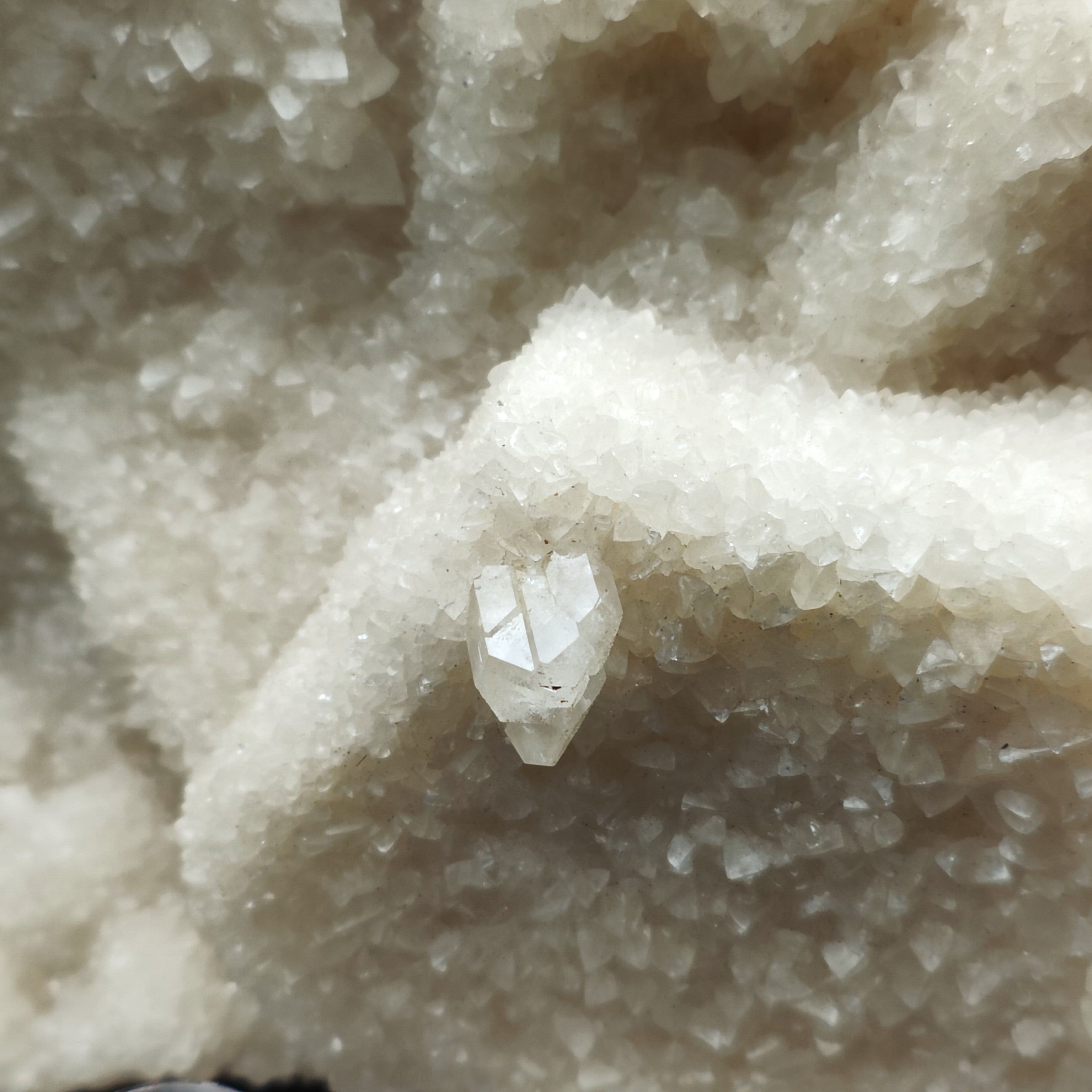ARAGONITE – Pseudo-Hexagonal Crystals with Sulfur, Cozzo Disi, Sicily, Italy