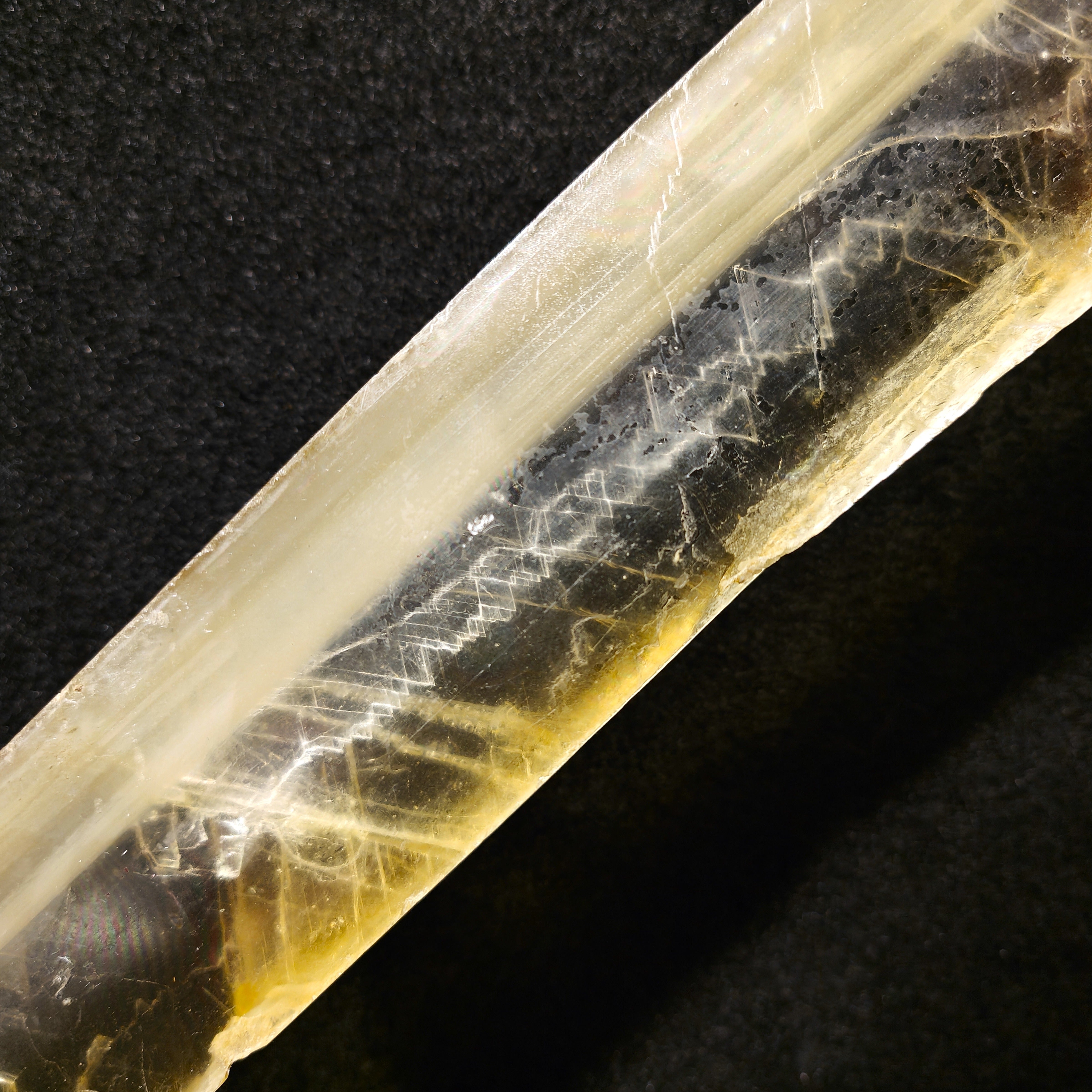 GYPSUM "SWORD" – Giant Natural Swallow-Tail Crystal (54.5 cm), Italy