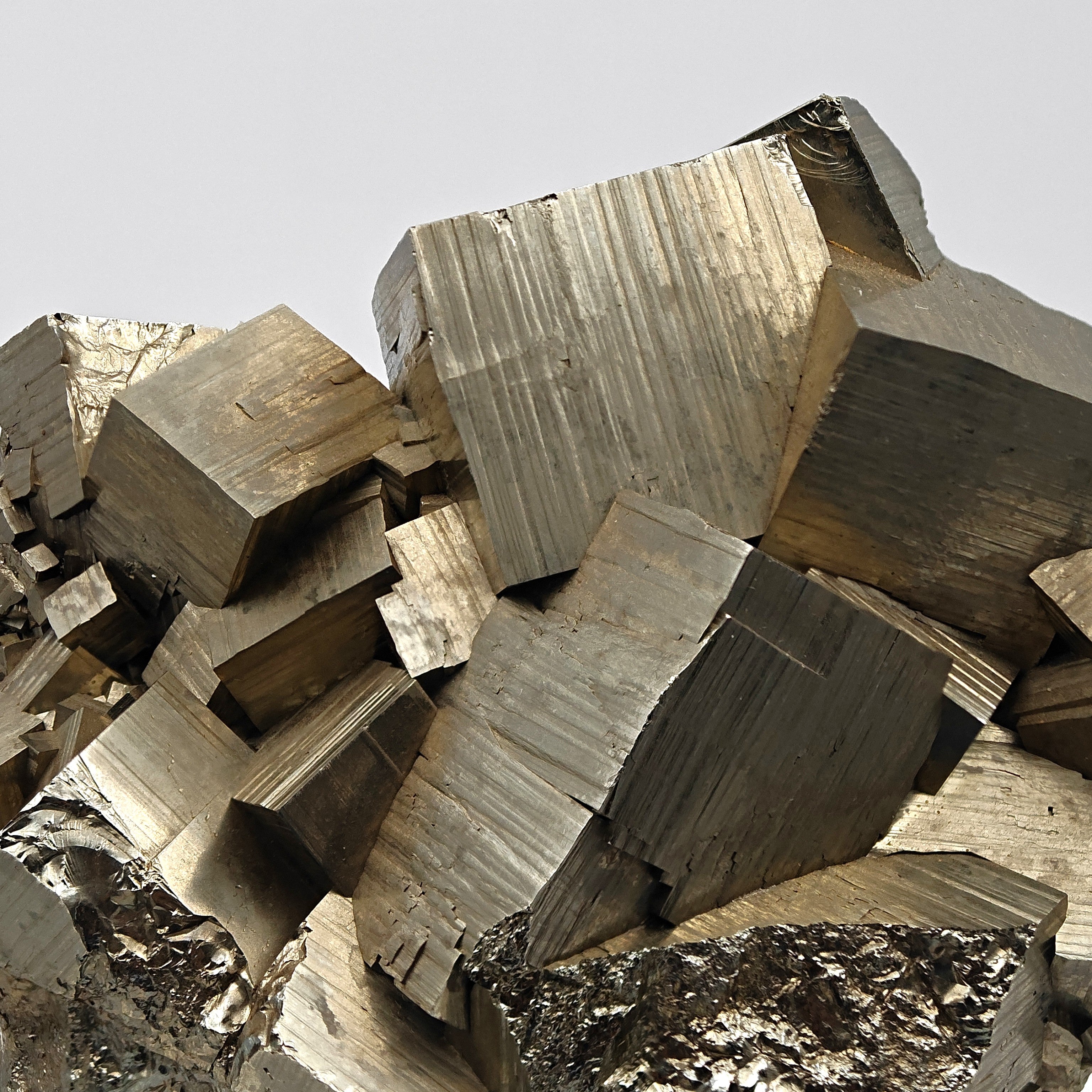 PYRITE – Lustrous Golden Cubic Crystals from Niccioleta Mine, Tuscany, Italy