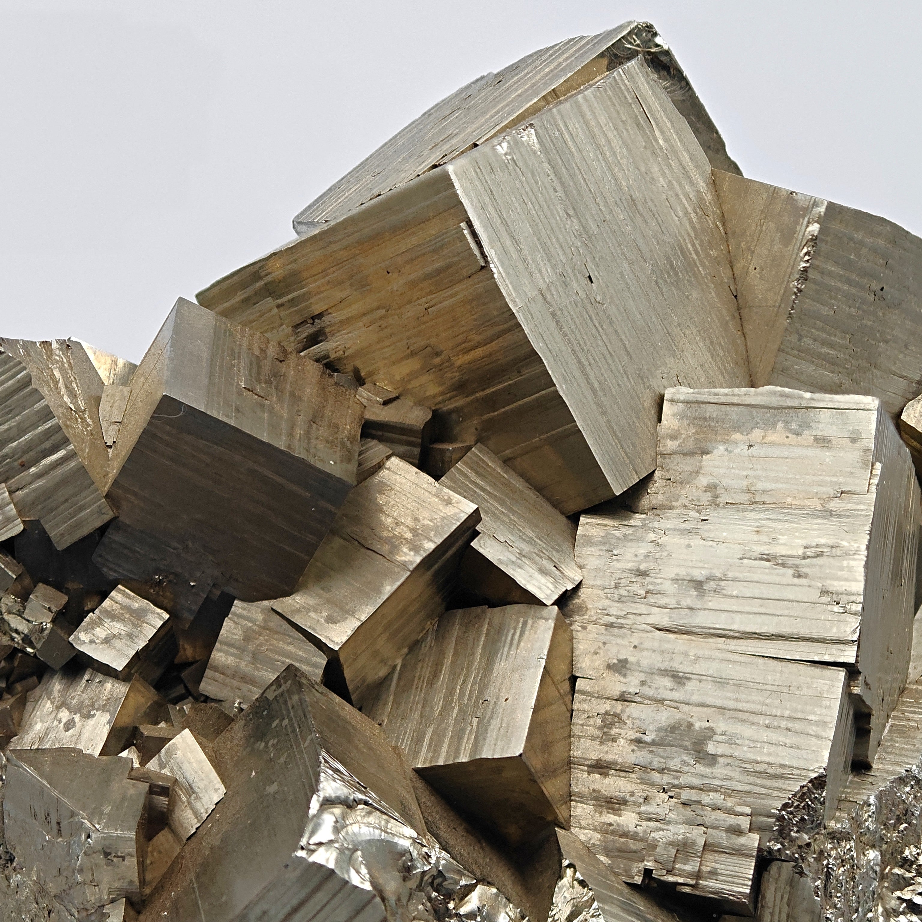 PYRITE – Lustrous Golden Cubic Crystals from Niccioleta Mine, Tuscany, Italy