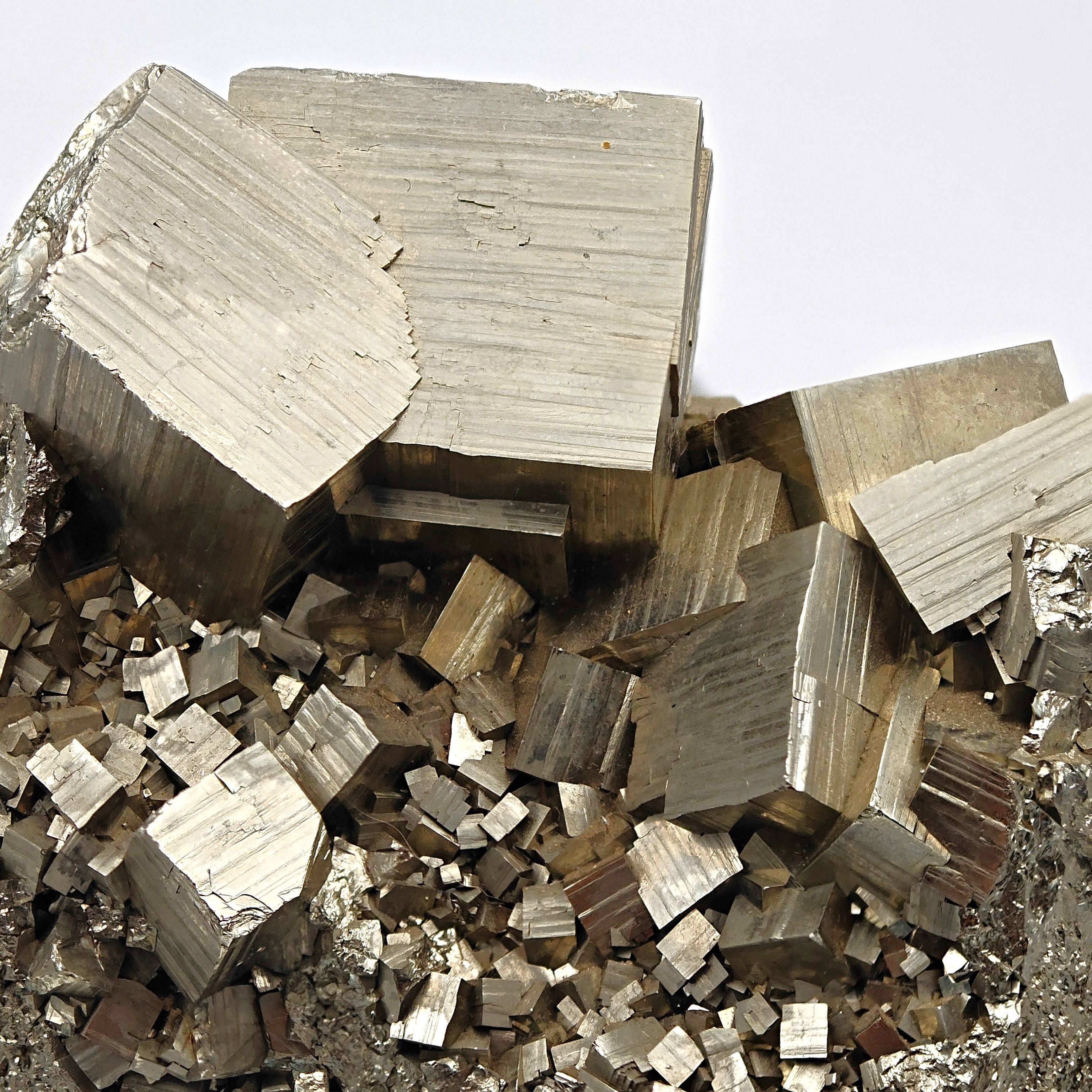 PYRITE – Lustrous Golden Cubic Crystals from Niccioleta Mine, Tuscany, Italy