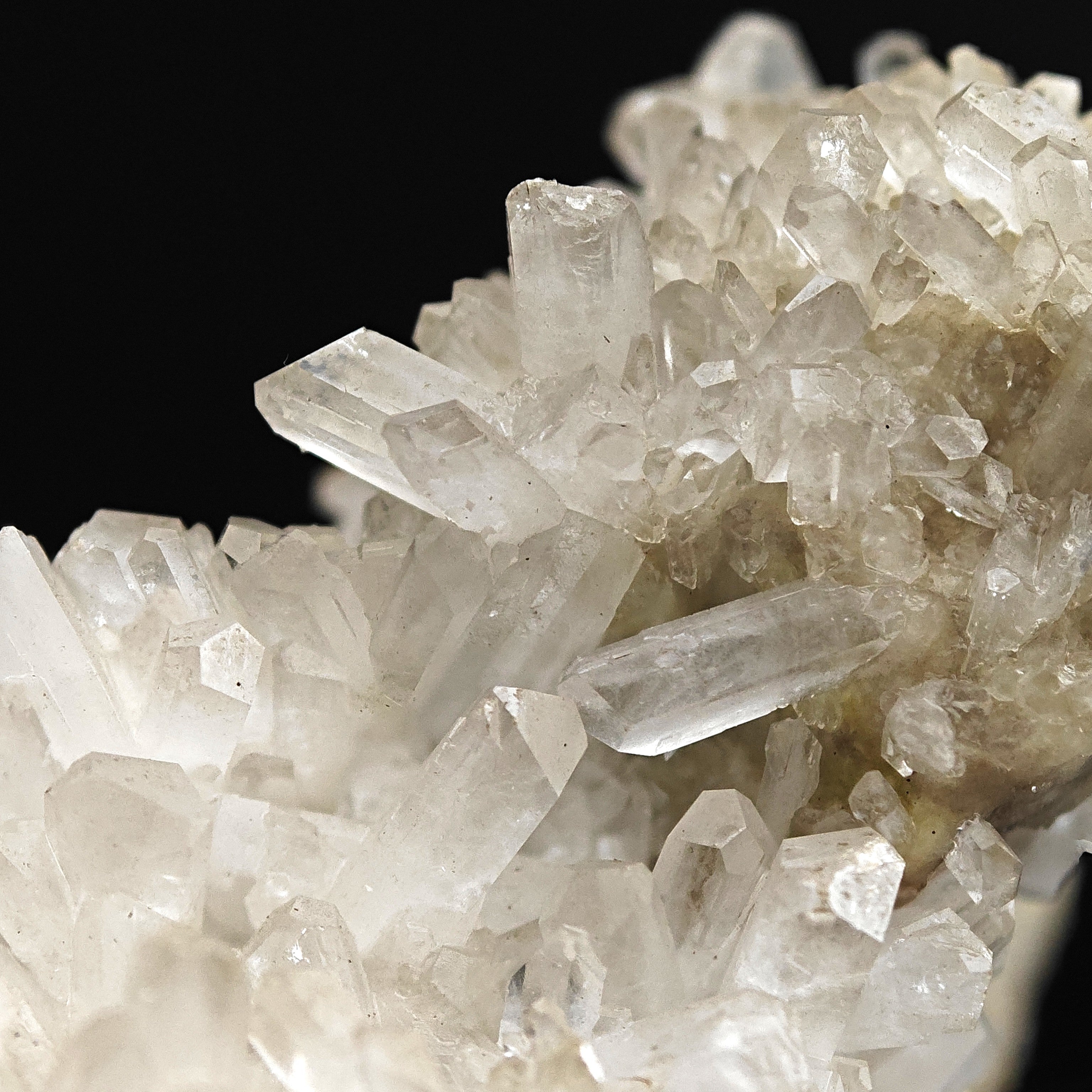 CELESTINE & SULFUR – Lustrous Crystals, Floristella Mine, Sicily, Italy