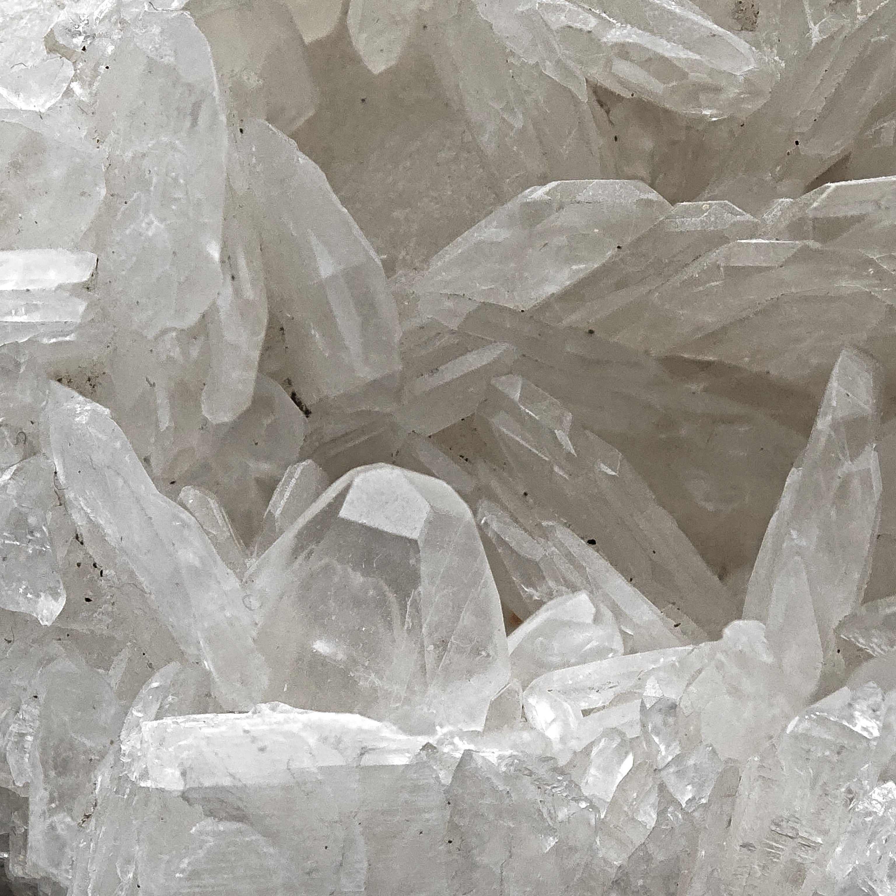 COLEMANITE – Lustrous White Crystal Geode, Emet, Kütahya, Turkey