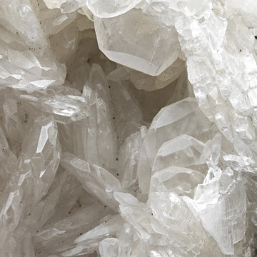 COLEMANITE – Lustrous White Crystal Geode, Emet, Kütahya, Turkey