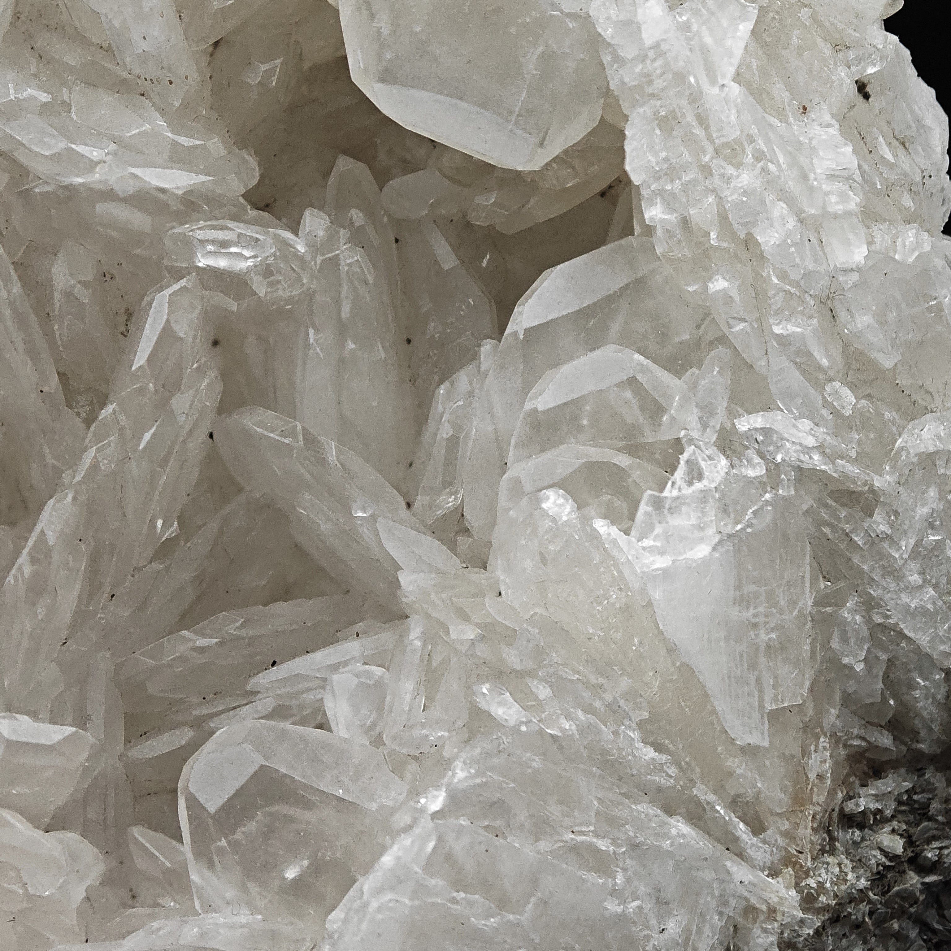 COLEMANITE – Lustrous White Crystal Geode, Emet, Kütahya, Turkey