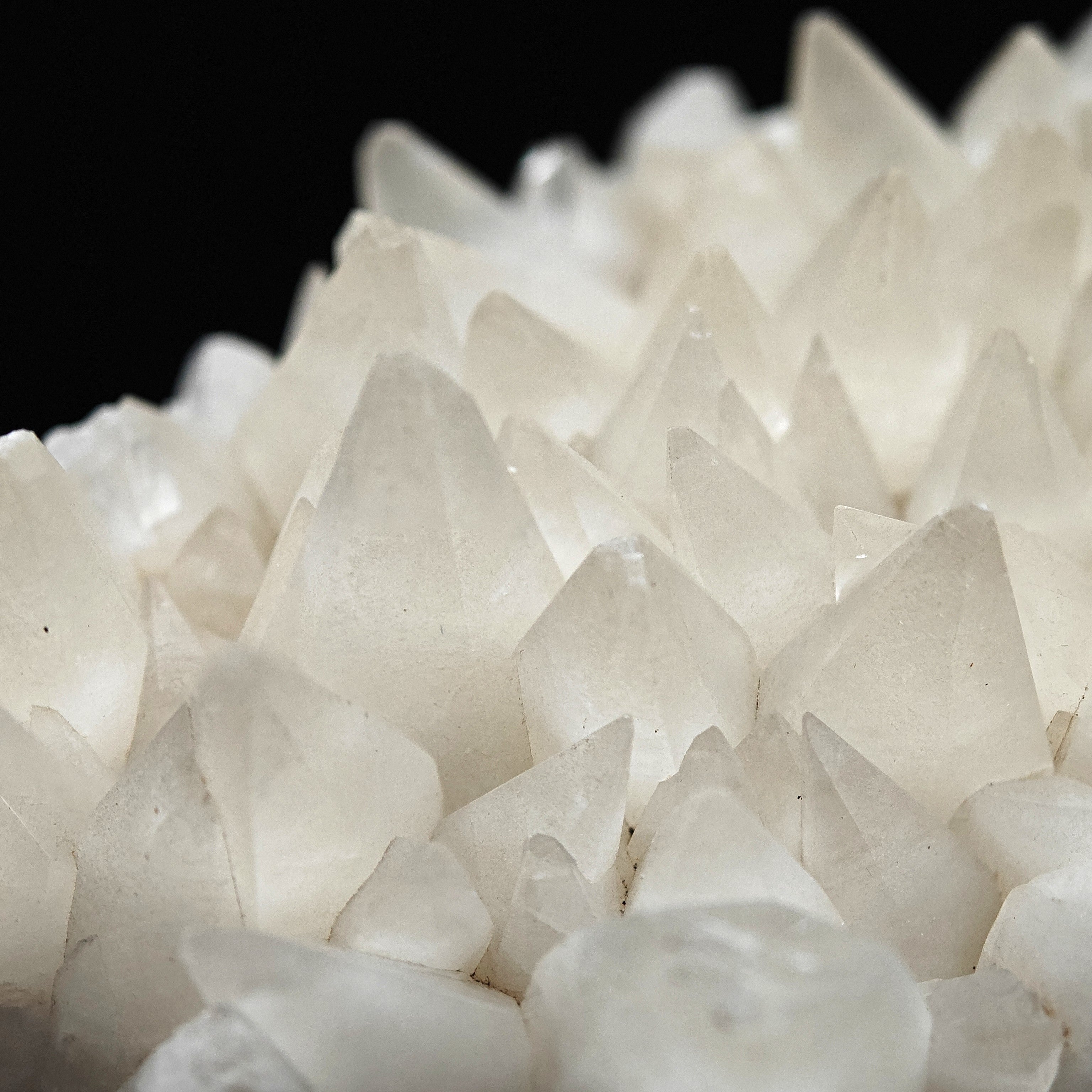 CALCITE – Dogtooth Scalenohedron, Milky White, Furlo Gorge, Marche, Italy
