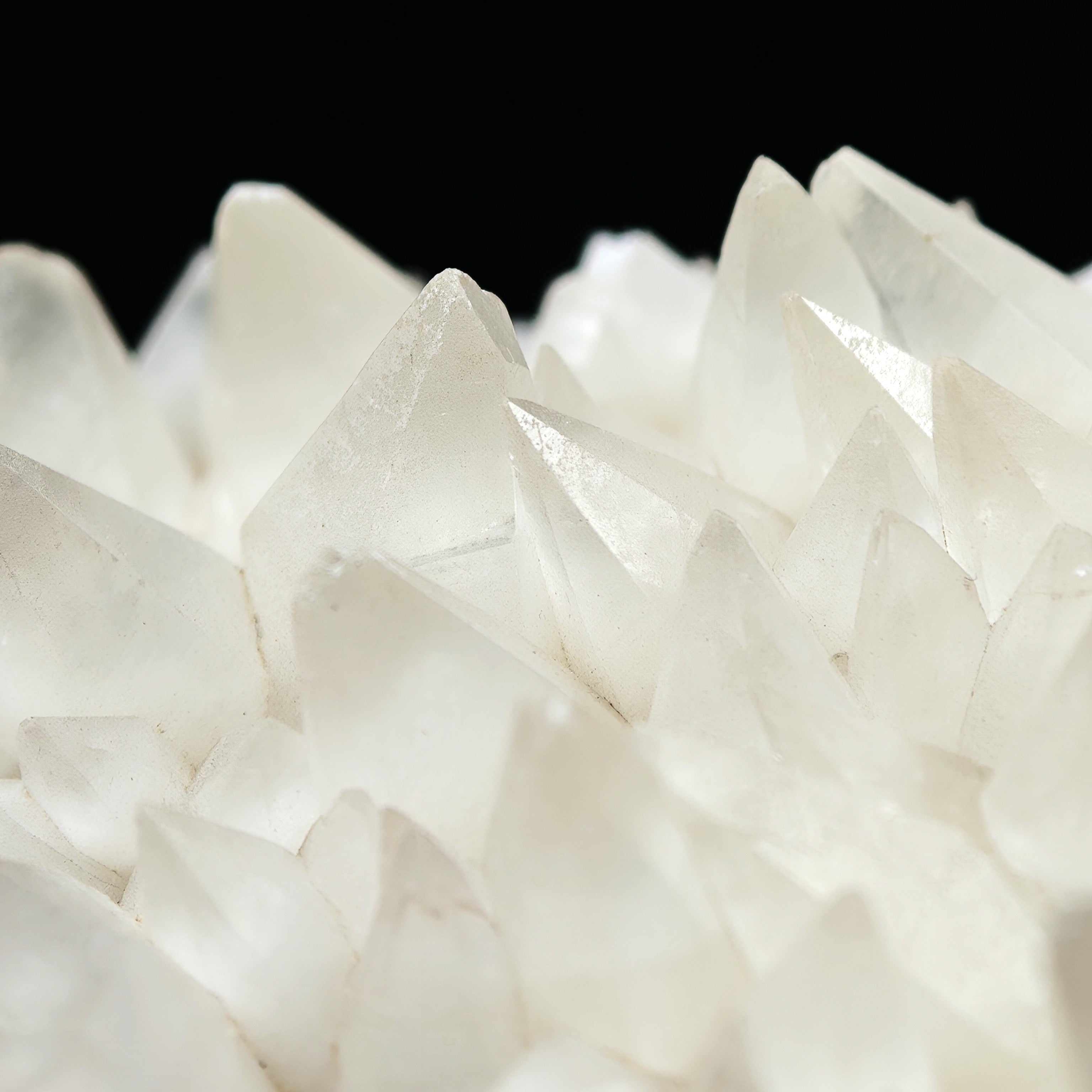 CALCITE – Dogtooth Scalenohedron, Milky White, Furlo Gorge, Marche, Italy