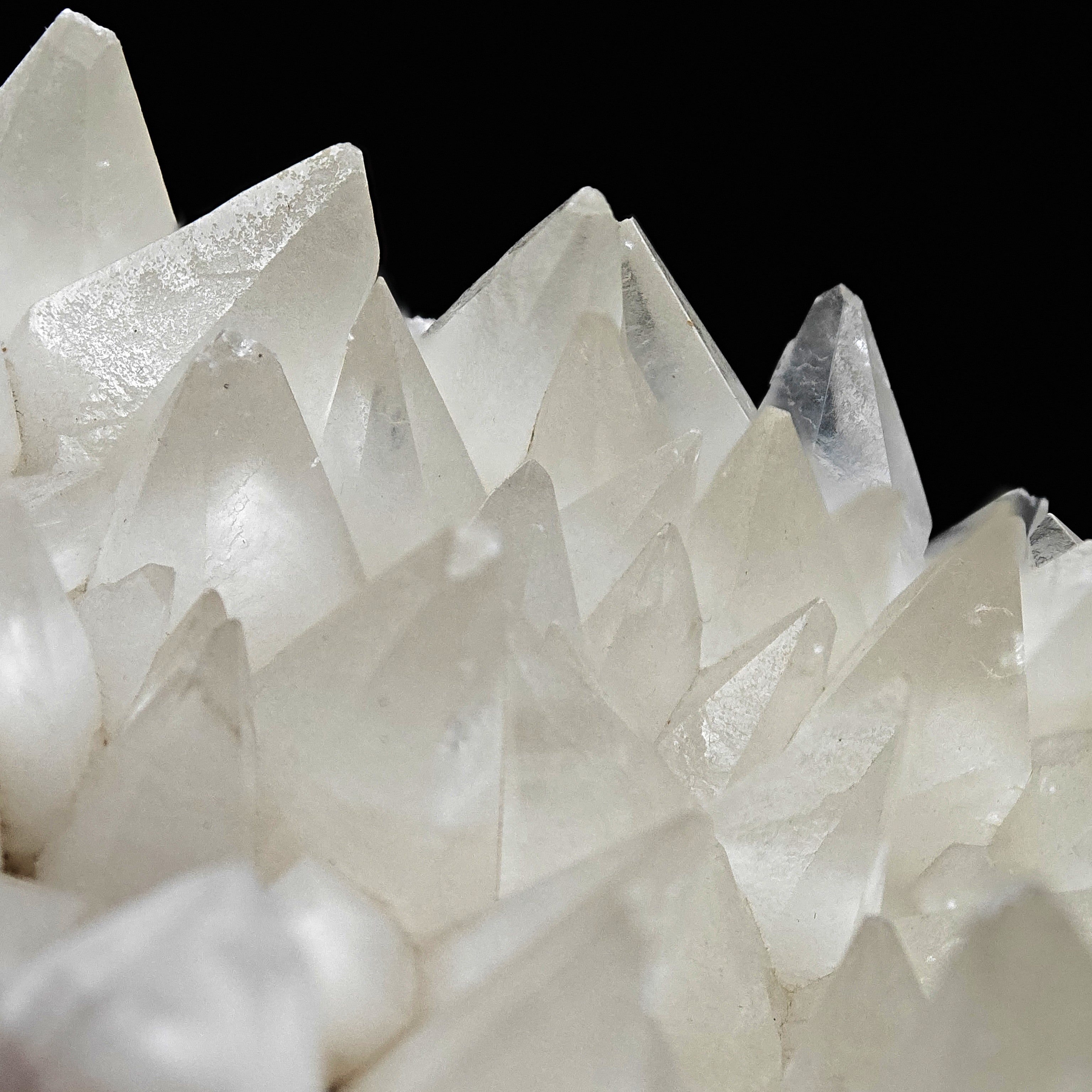 CALCITE – Dogtooth Scalenohedron, Milky White, Furlo Gorge, Marche, Italy