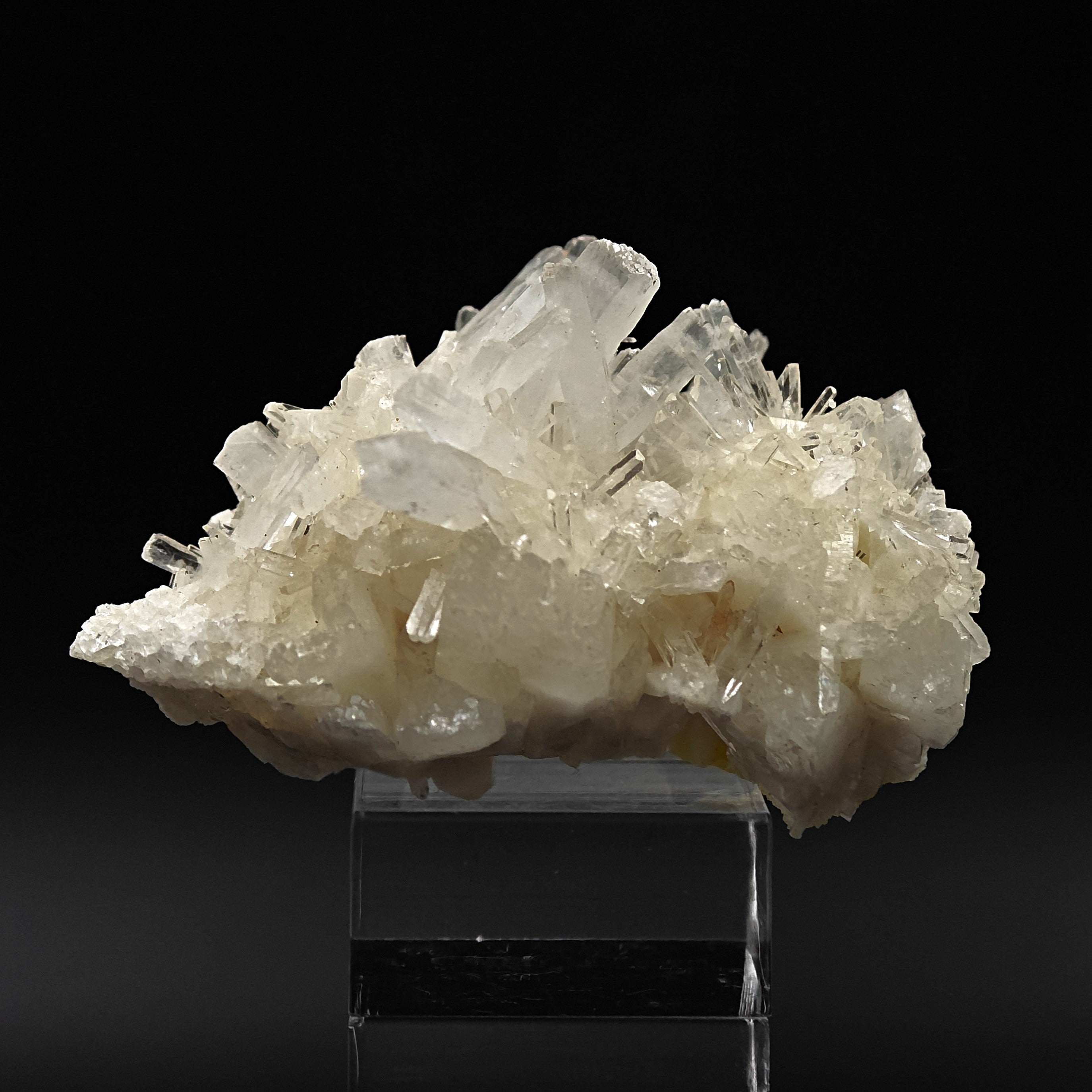 CELESTINE & SULFUR – Double Crystallization, La Grasta Mine, Sicily, Italy
