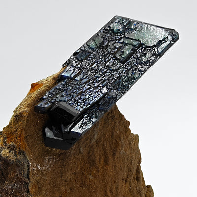 Vivianite crystal on matrix from Morococala Mine, Oruro, Bolivia