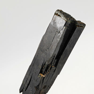 Angled view of aegirine crystal termination and elongated prism, Mount Malosa, Malawi