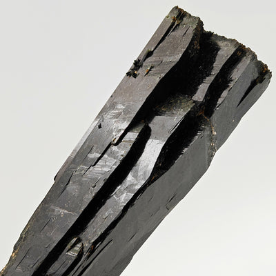 Close-up of aegirine prism faces with natural striations, Mount Malosa, Malawi