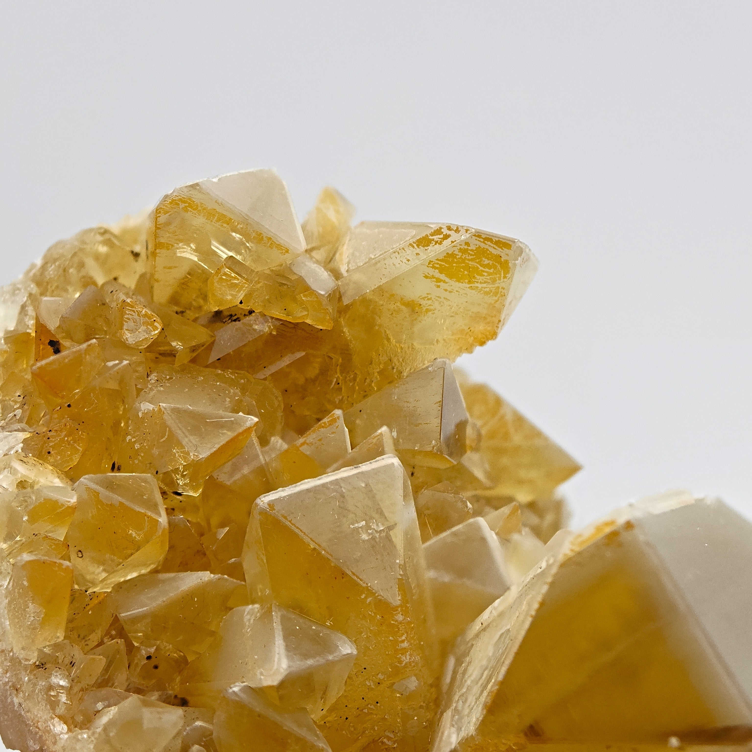 BARYTE – Honey-Colored Transparent Crystals with Phantoms from Rio Bacchera, Sardinia, Italy