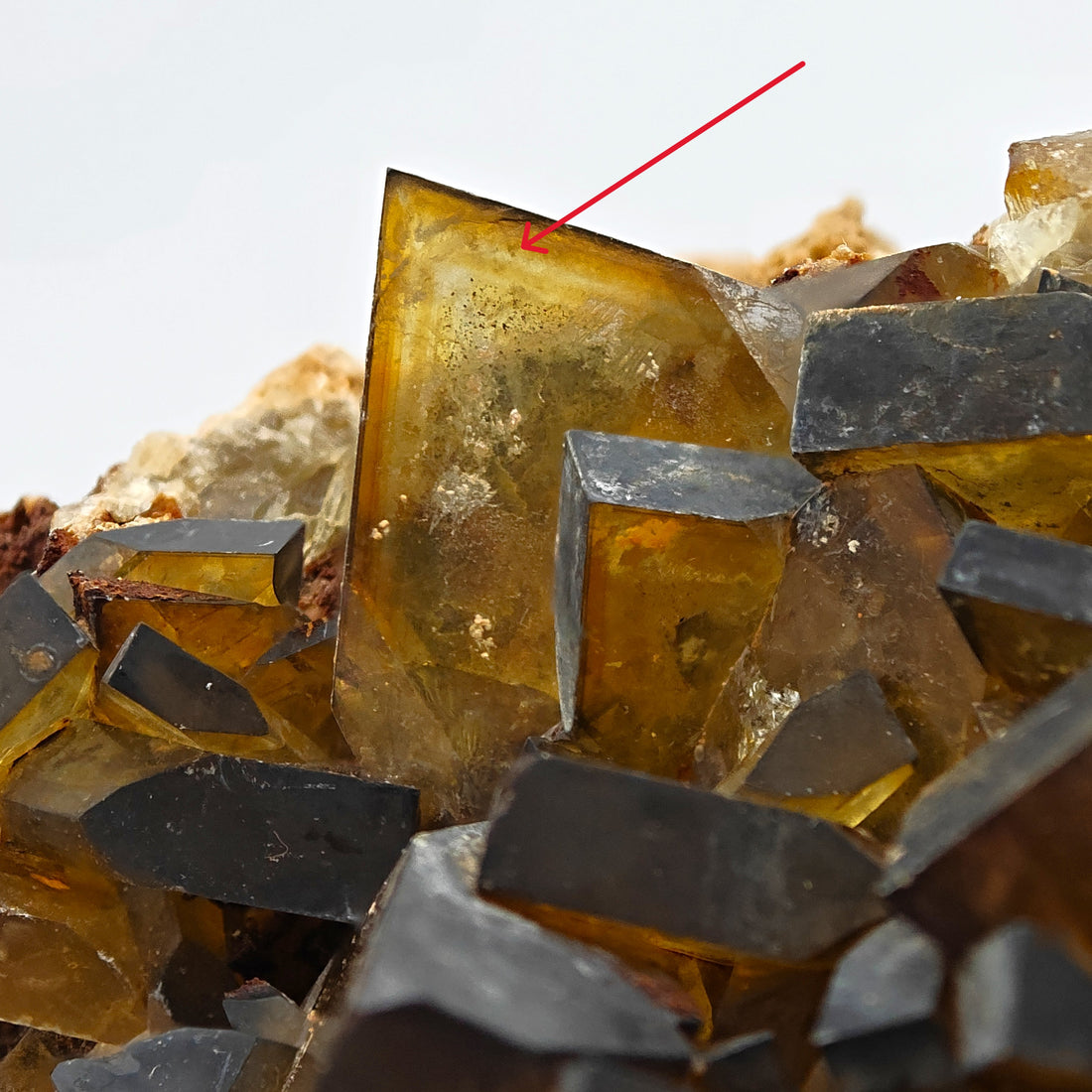 BARYTE – Phantom and Double-Terminated Crystal from Villamassargia, Sardinia, Italy