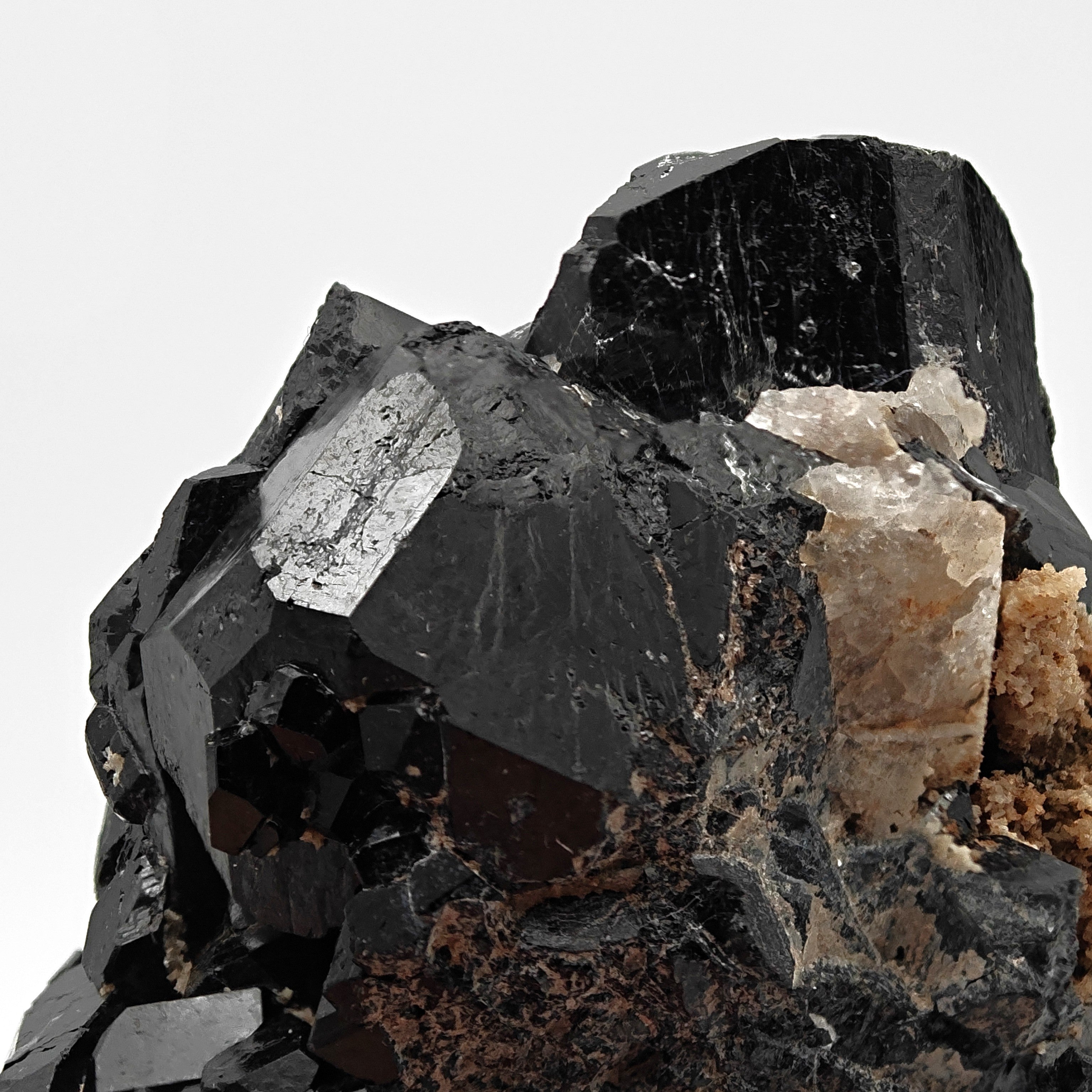 UVITE – Lustrous Black Crystals on Matrix, Pierrepont, New York, USA