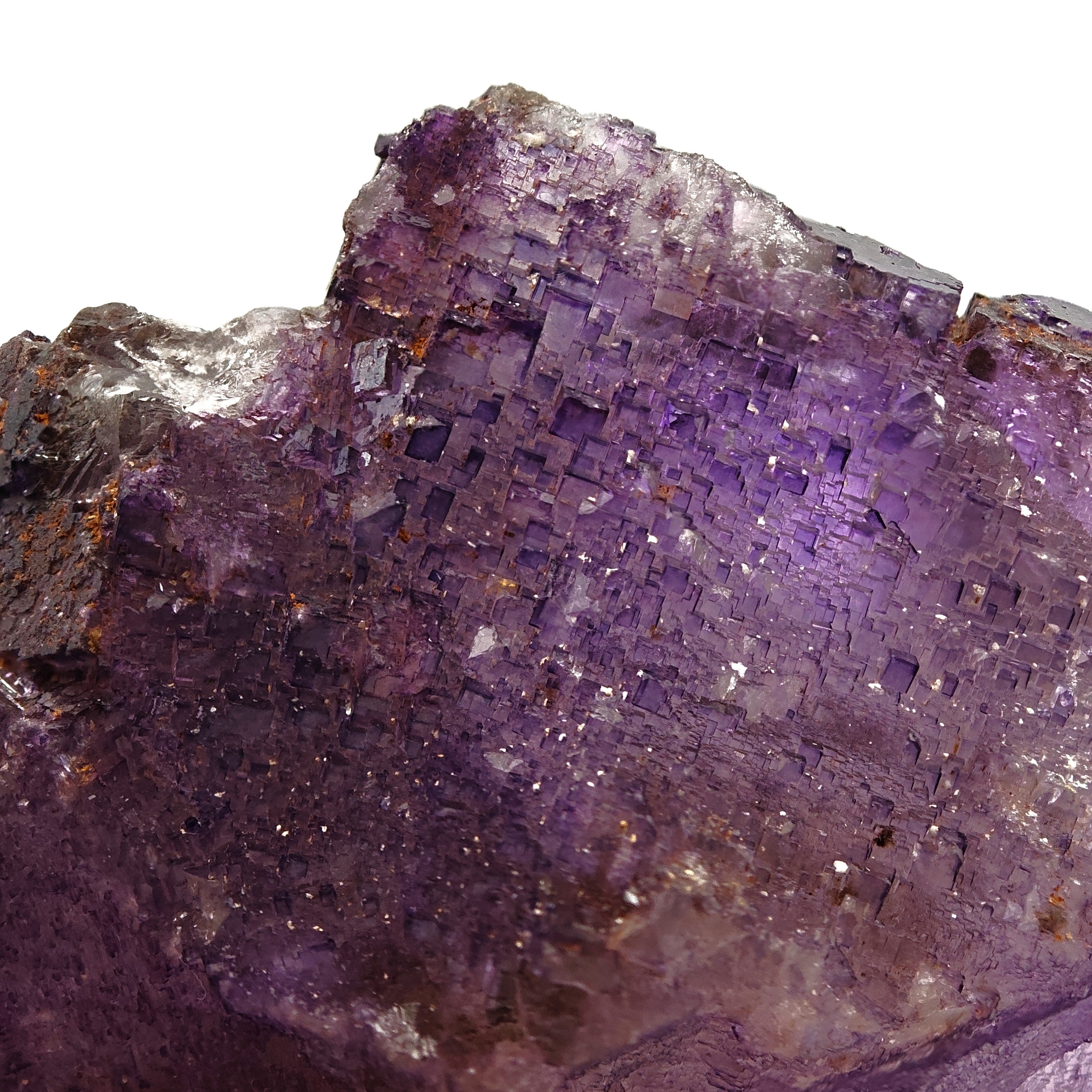 FLUORITE – Deep Purple Cubic Crystals, Esperanza Mine, Coahuila, Mexico