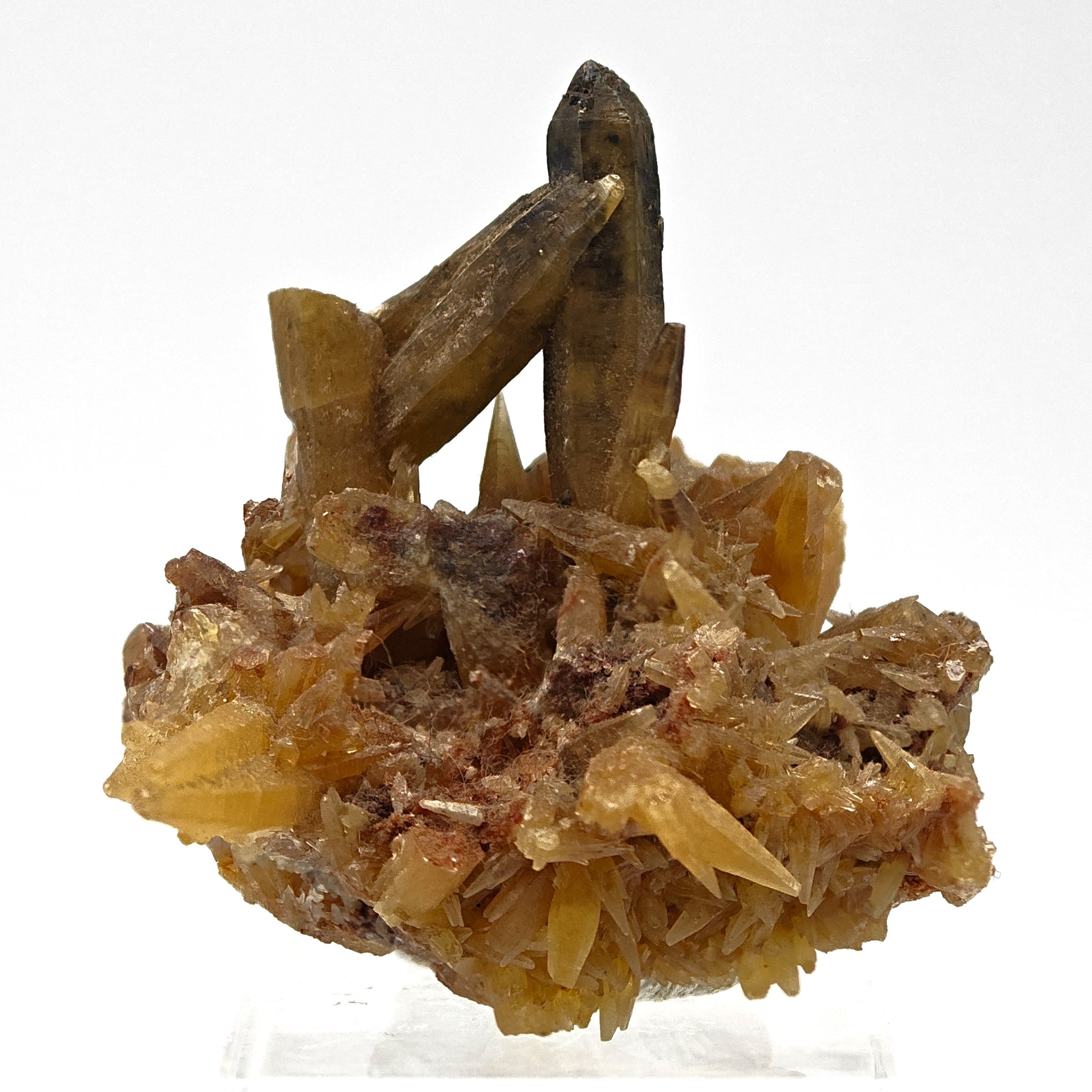 MIMETITE – Rare Yellow Crossed Crystals, Tsumeb Mine, Namibia