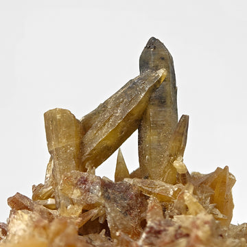 MIMETITE – Rare Yellow Crossed Crystals, Tsumeb Mine, Namibia