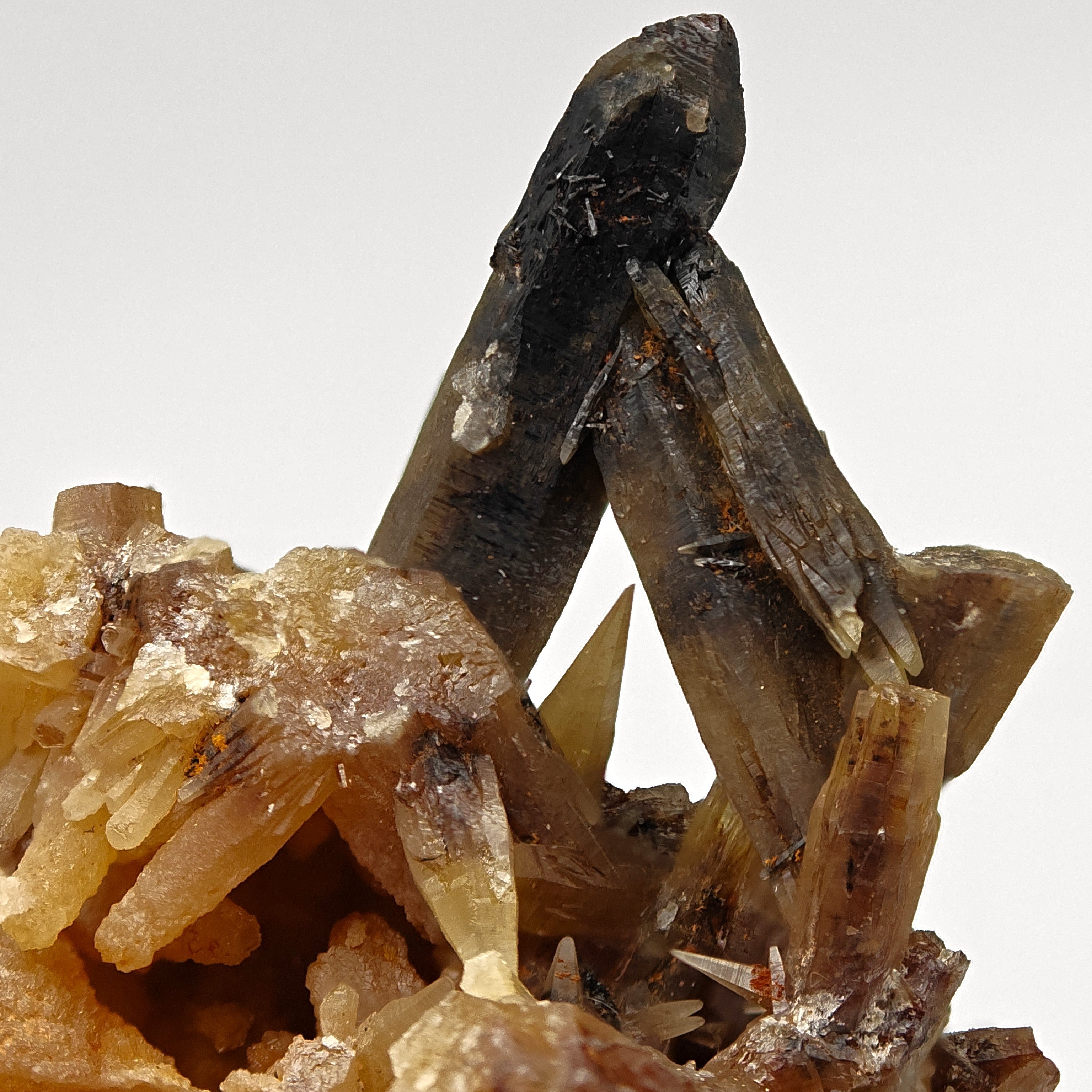 MIMETITE – Rare Yellow Crossed Crystals, Tsumeb Mine, Namibia