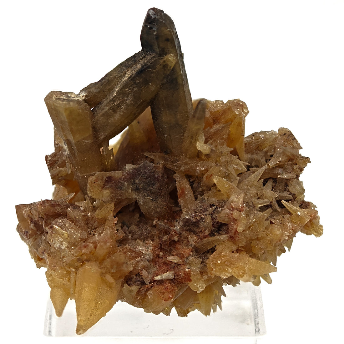 MIMETITE – Rare Yellow Crossed Crystals, Tsumeb Mine, Namibia