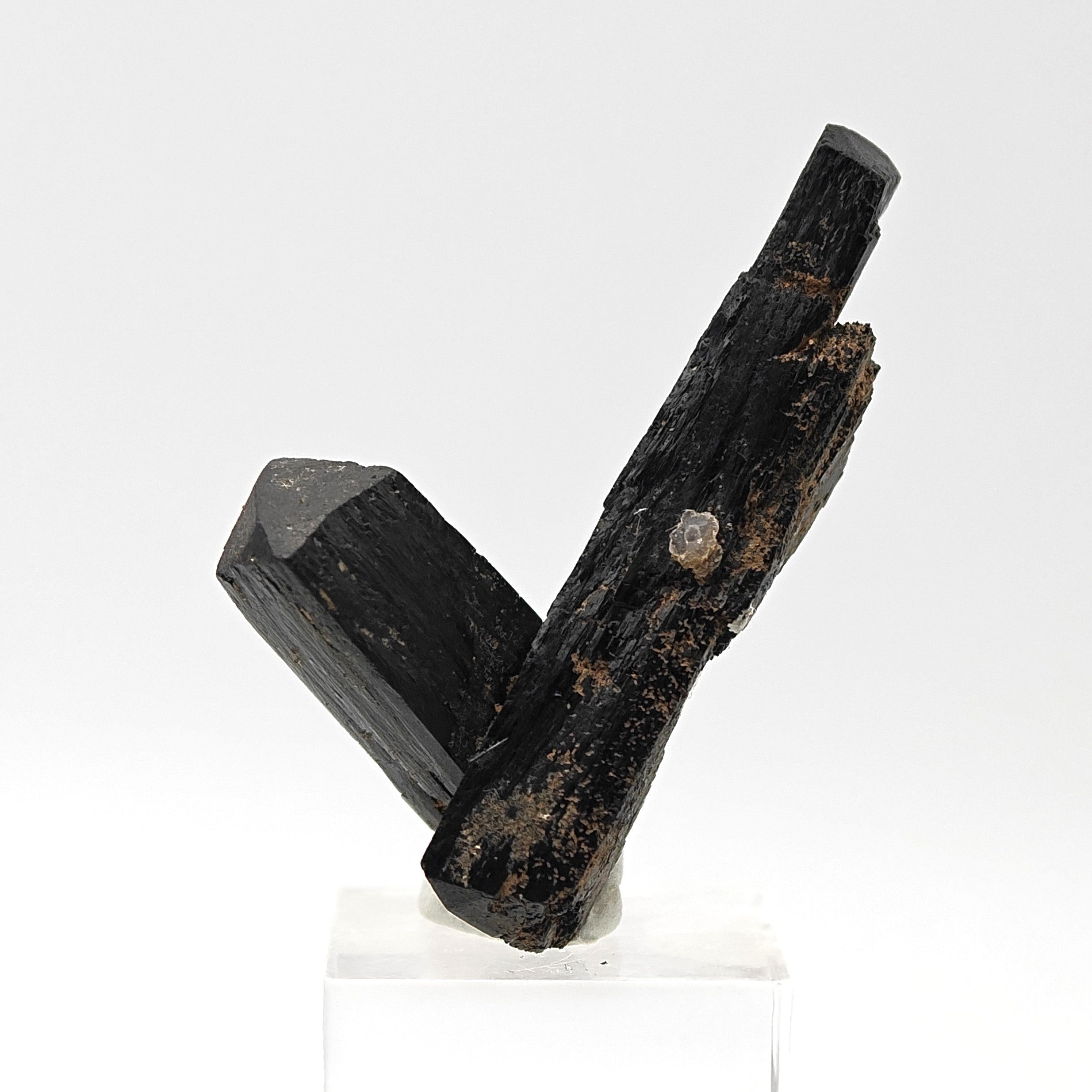 ILVAITE – Crossed & Terminated Jet-Black Crystals from Inner Mongolia, China