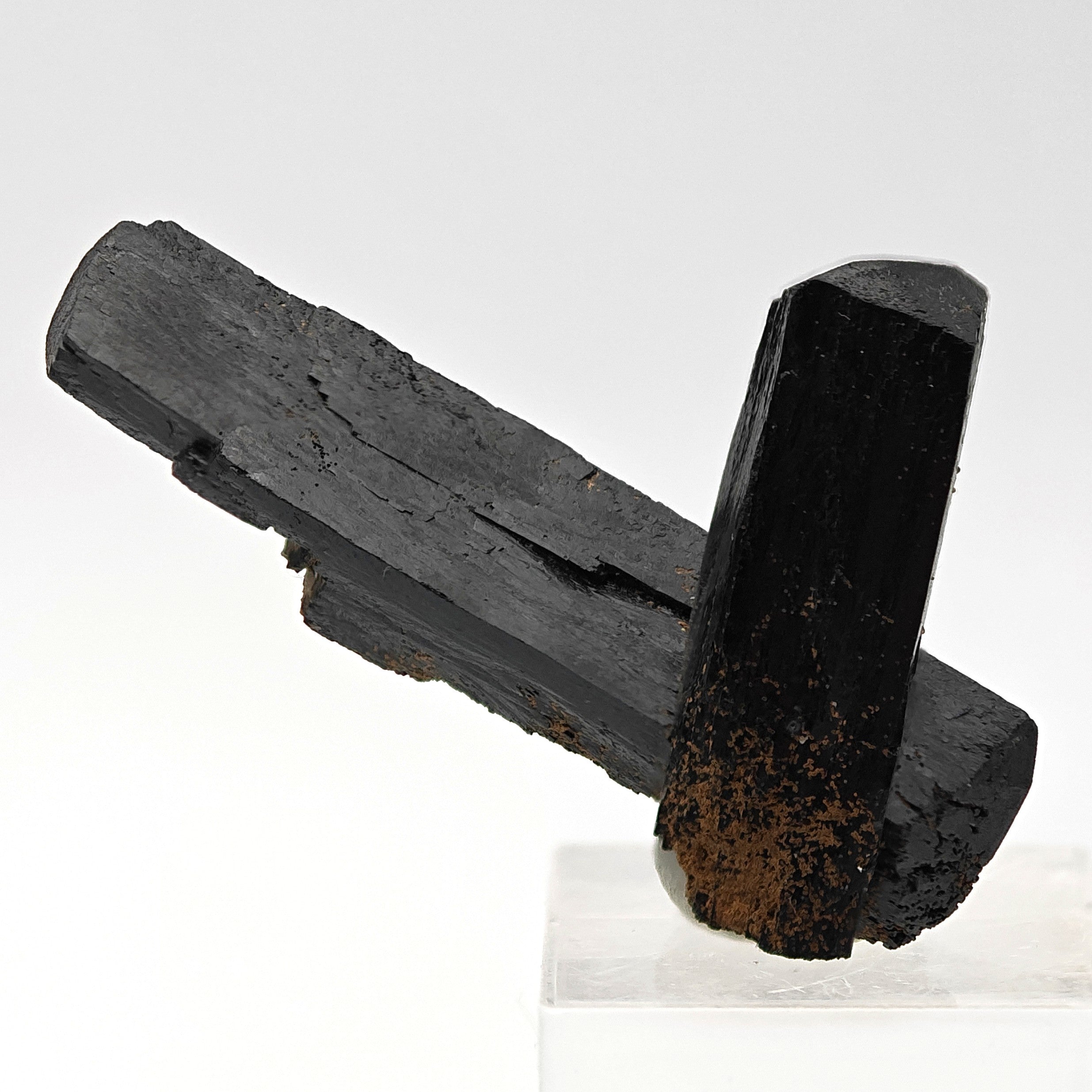 ILVAITE – Crossed & Terminated Jet-Black Crystals from Inner Mongolia, China