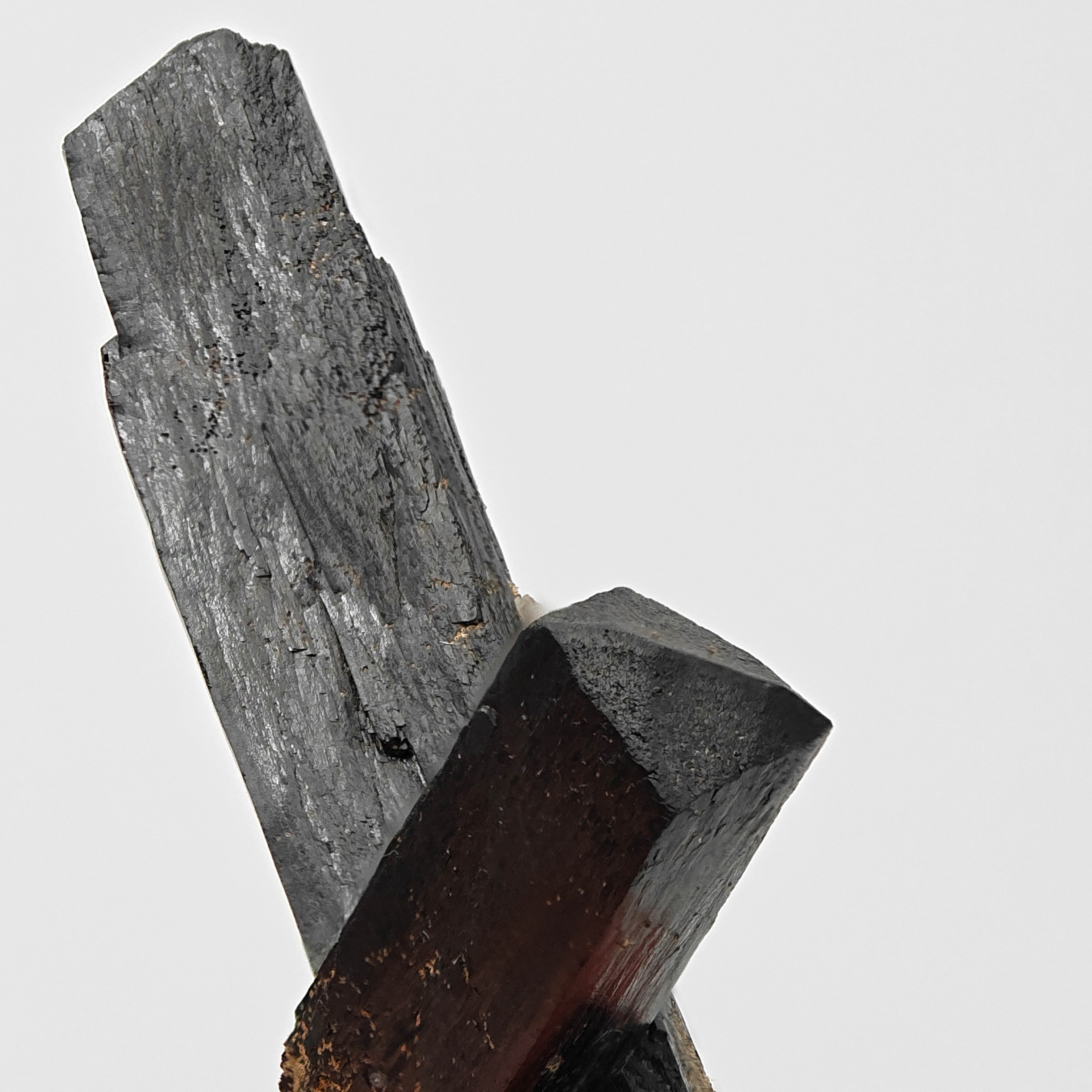 ILVAITE – Crossed & Terminated Jet-Black Crystals from Inner Mongolia, China