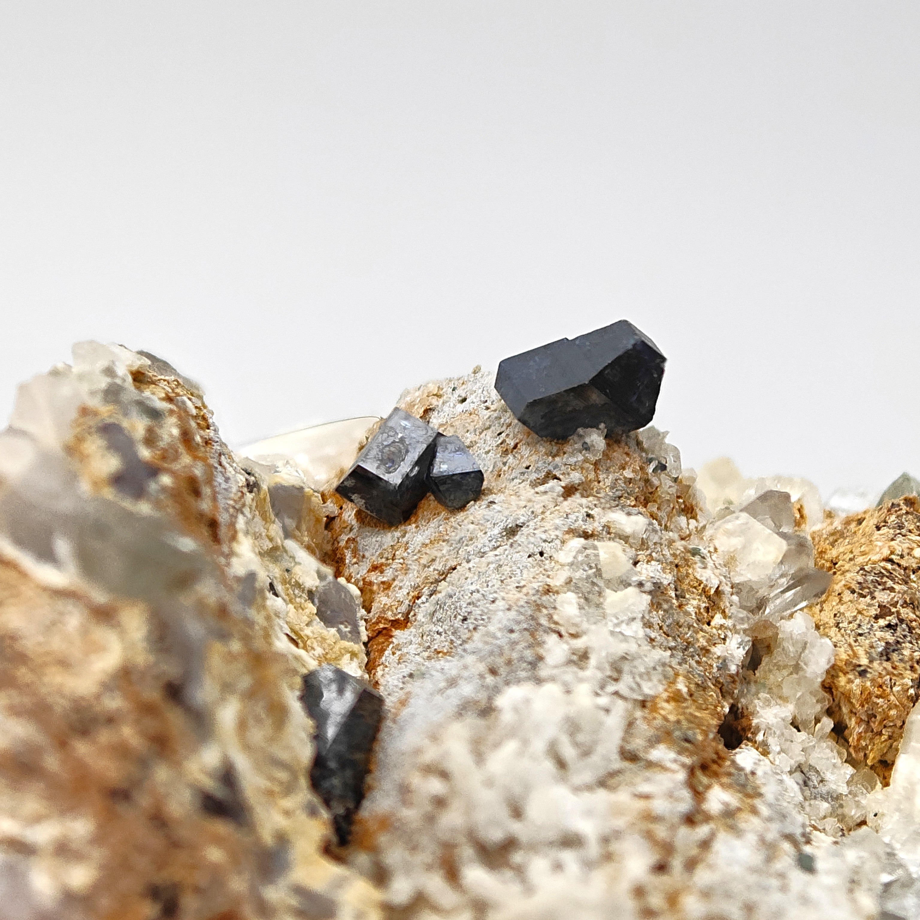 ANATASE – Truncated Bipyramidal Crystals with High Luster on Matrix, Pakistan