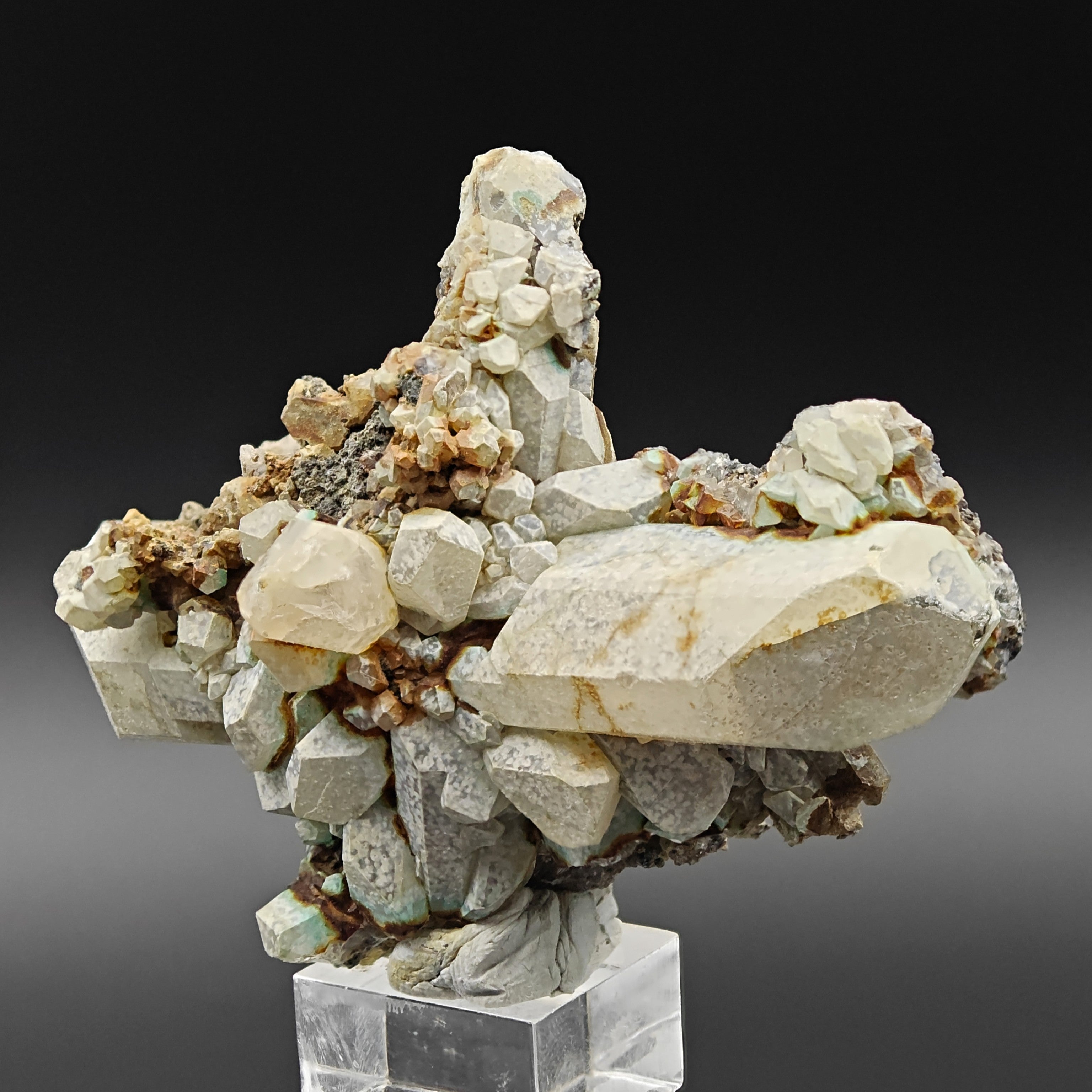 ANGLESITE – Large Lustrous Crystals, Broken Hill Mine, NSW, Australia