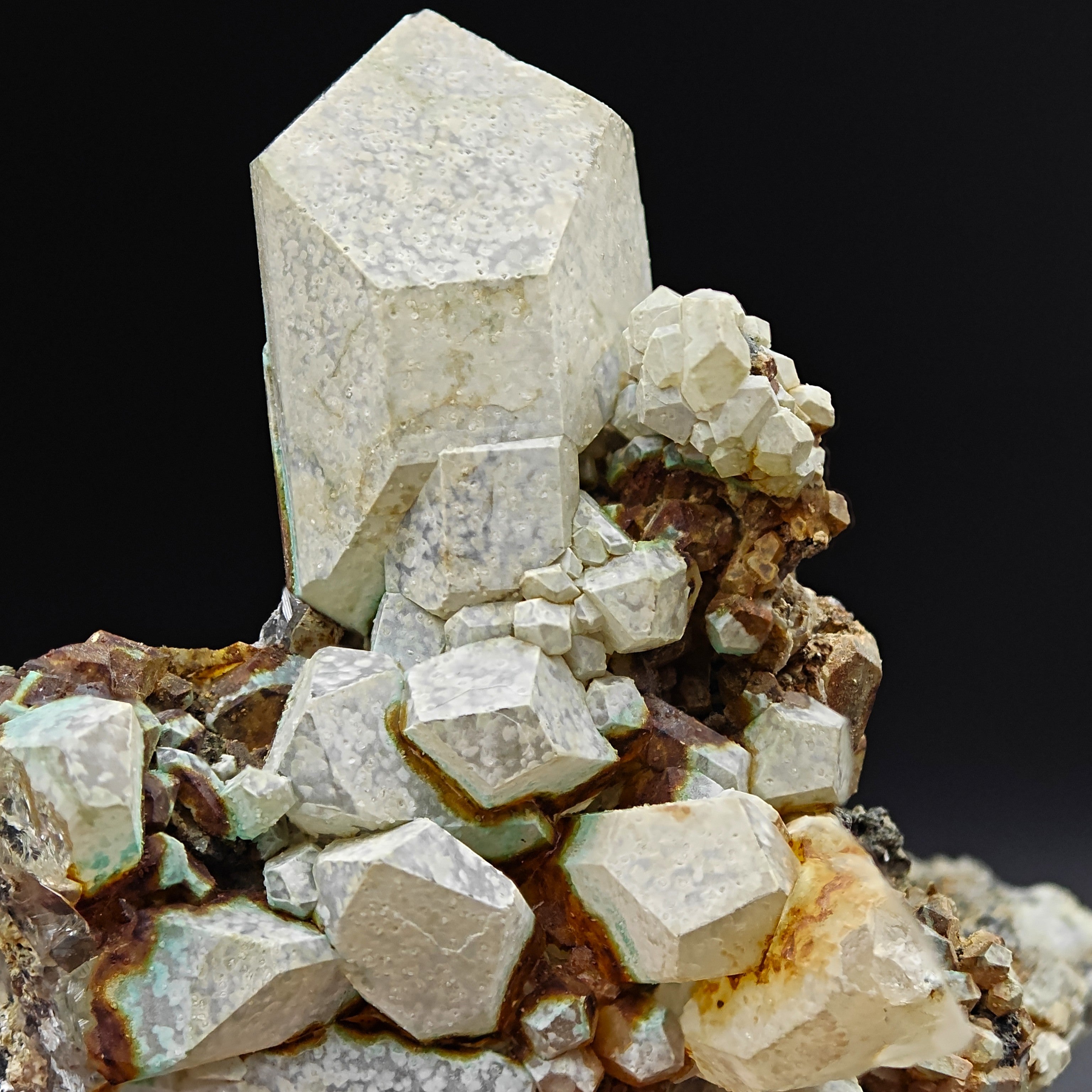 ANGLESITE – Large Lustrous Crystals, Broken Hill Mine, NSW, Australia