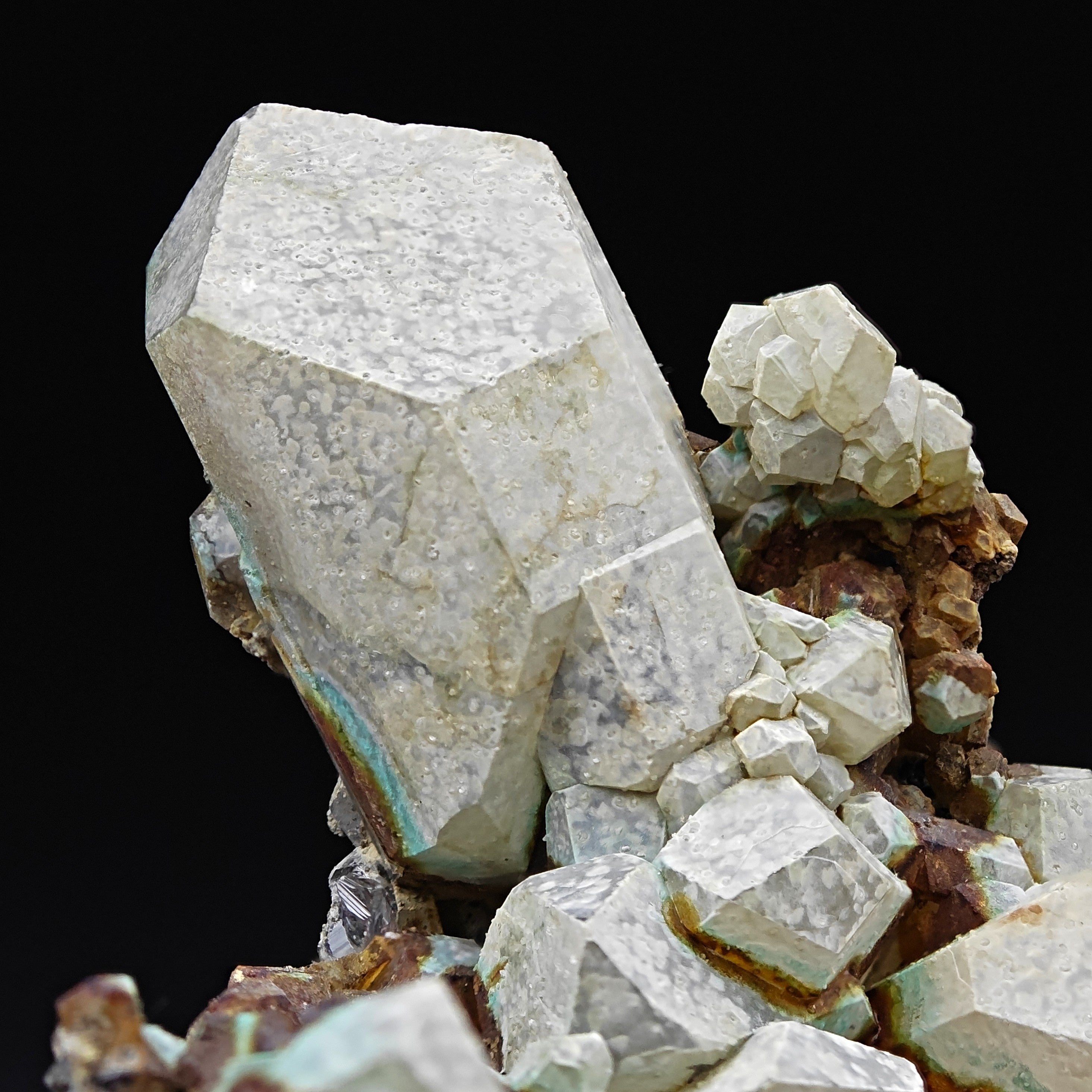 ANGLESITE – Large Lustrous Crystals, Broken Hill Mine, NSW, Australia