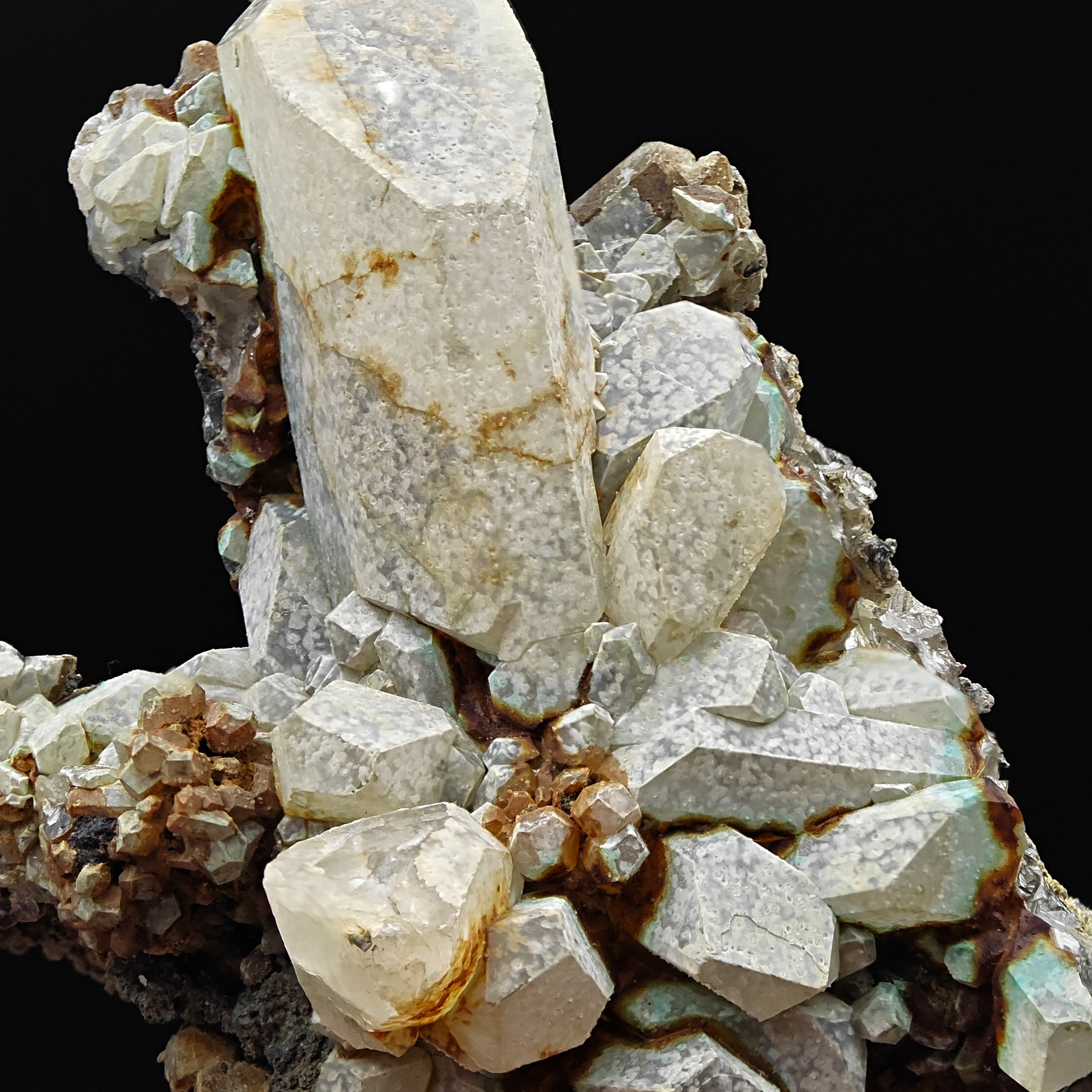 ANGLESITE – Large Lustrous Crystals, Broken Hill Mine, NSW, Australia
