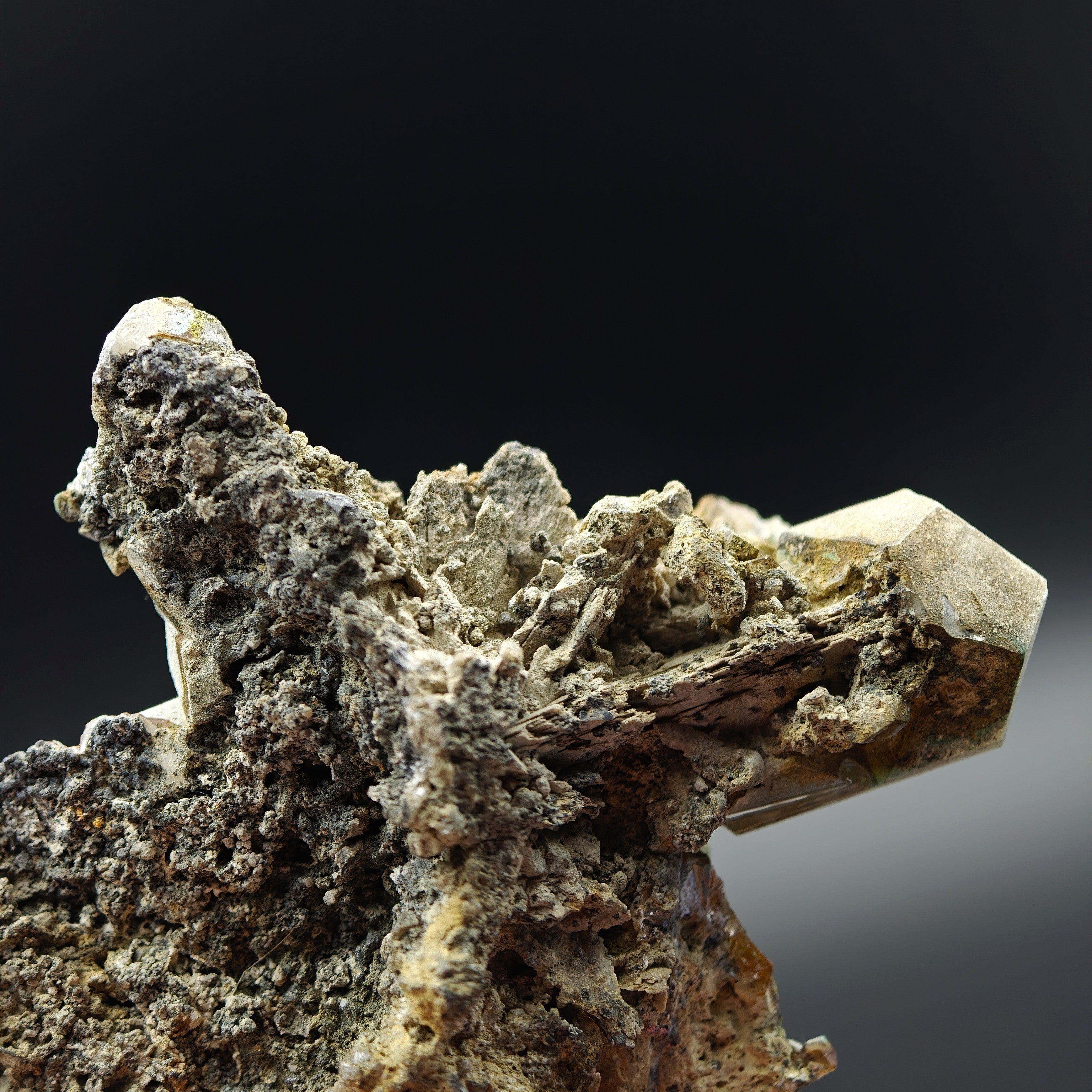 ANGLESITE – Large Lustrous Crystals, Broken Hill Mine, NSW, Australia