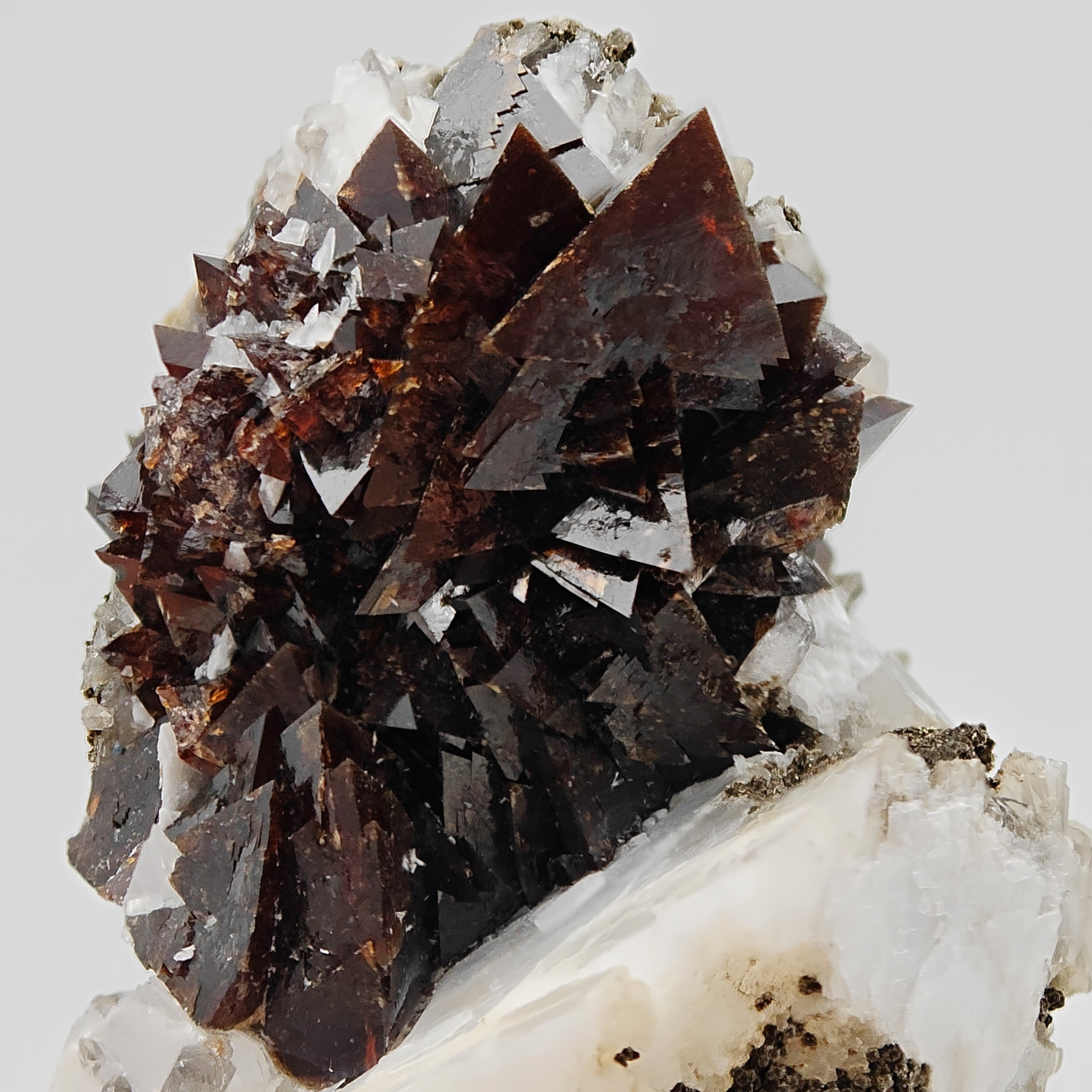 HELVINE – Large Yellow-Brown Crystals, Huanggang Deposit, Inner Mongolia, China