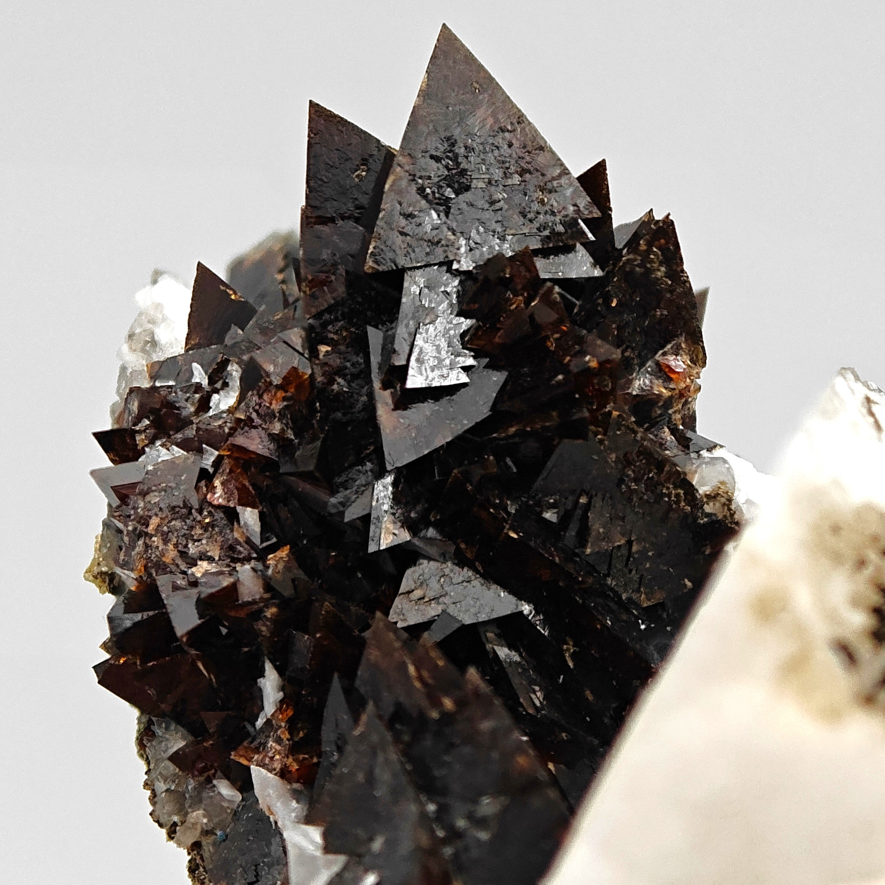 HELVINE – Large Yellow-Brown Crystals, Huanggang Deposit, Inner Mongolia, China
