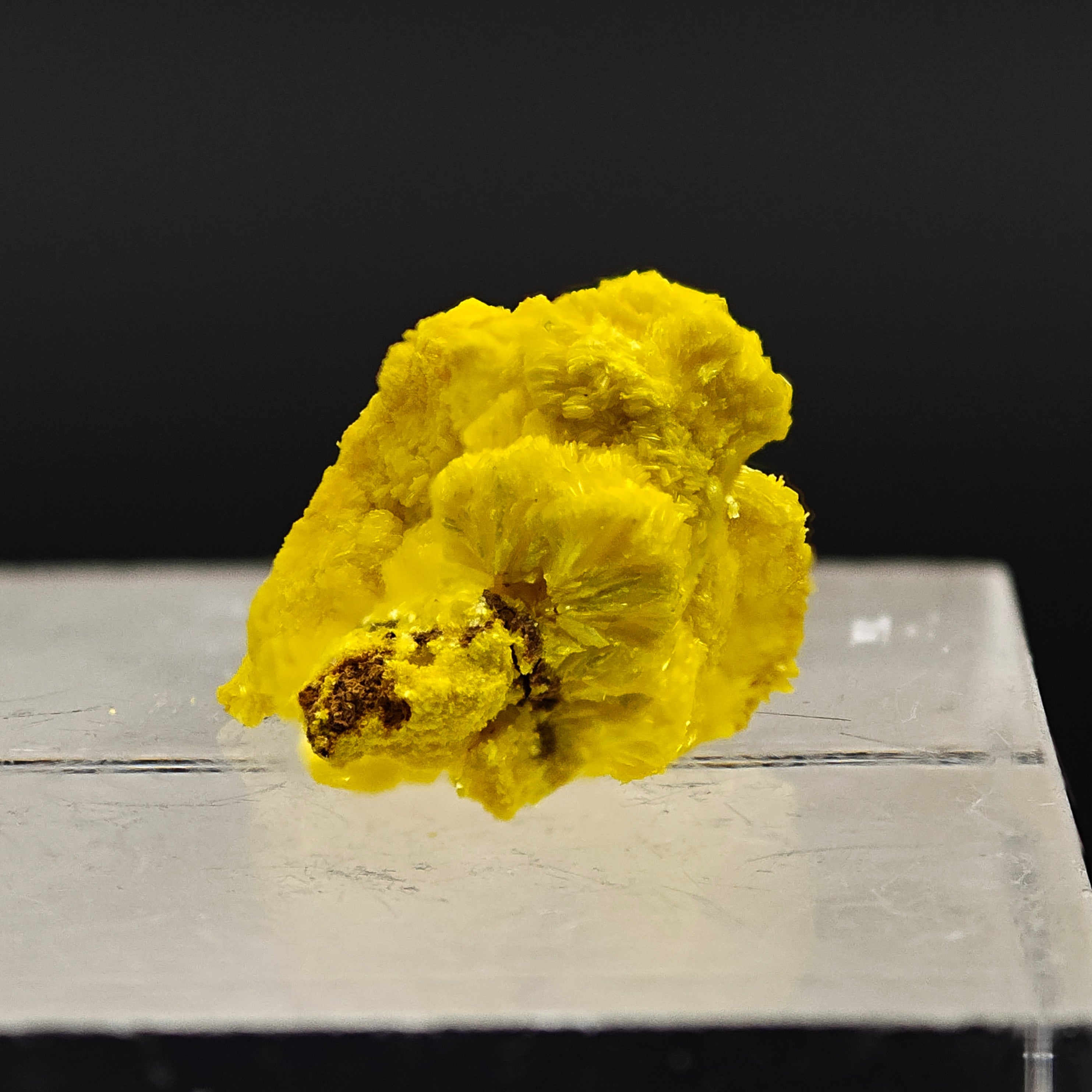 VANURALITE – Extremely Rare Bright Yellow Crystals, Type Locality, Gabon