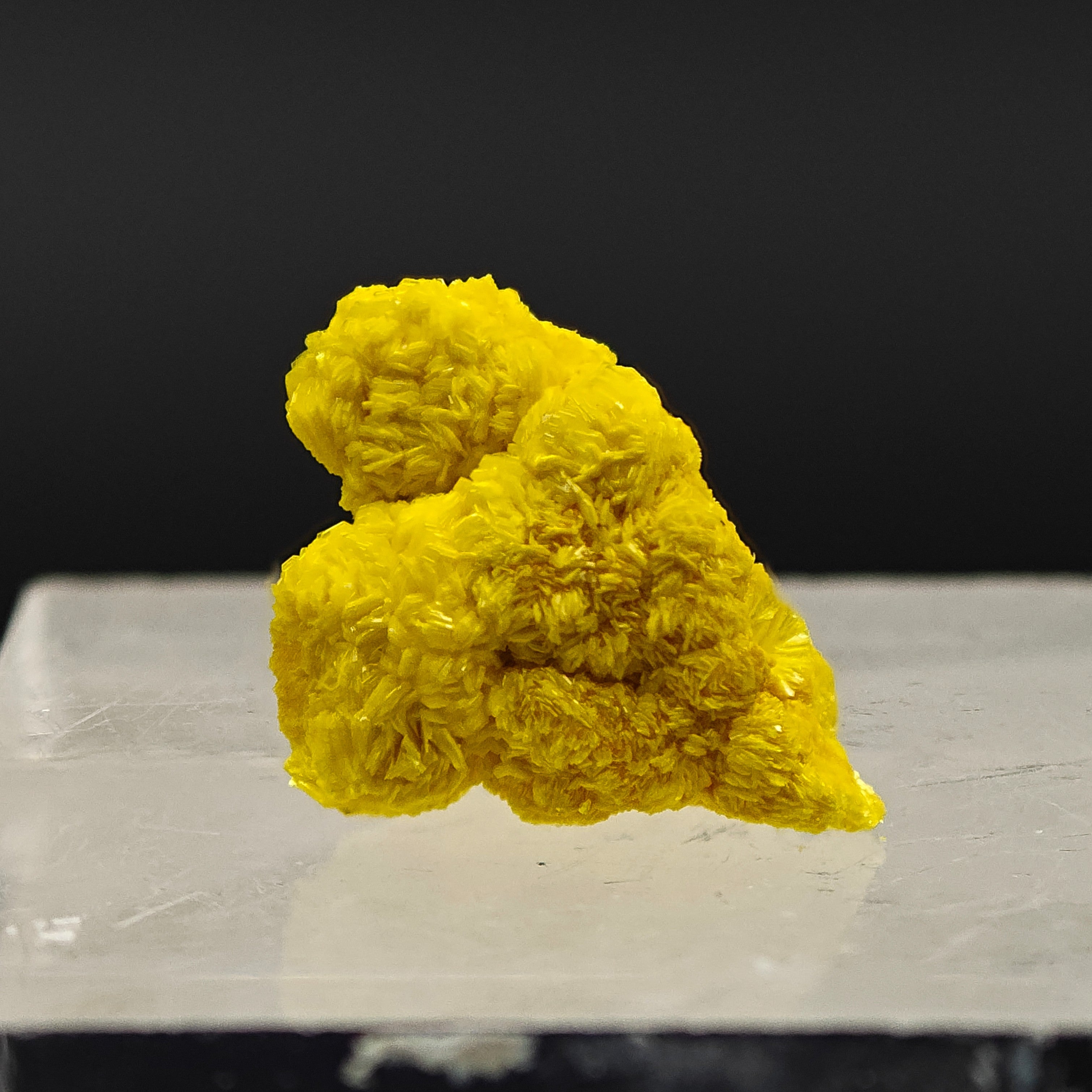 URANIUM VANURALITE – Extremely Rare Bright Yellow Crystals, Type Locality, Mounana, Gabon