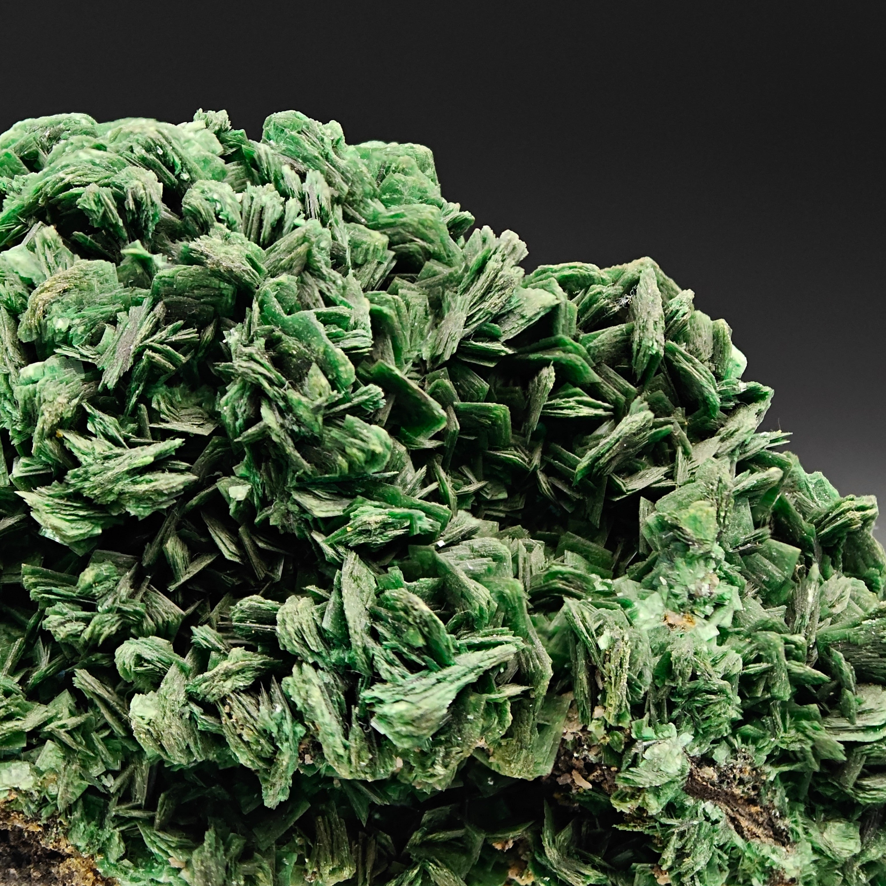 URANIUM TORBERNITE – Extremely Rare Green Crystal Cluster from Shinkolobwe Mine, DR Congo