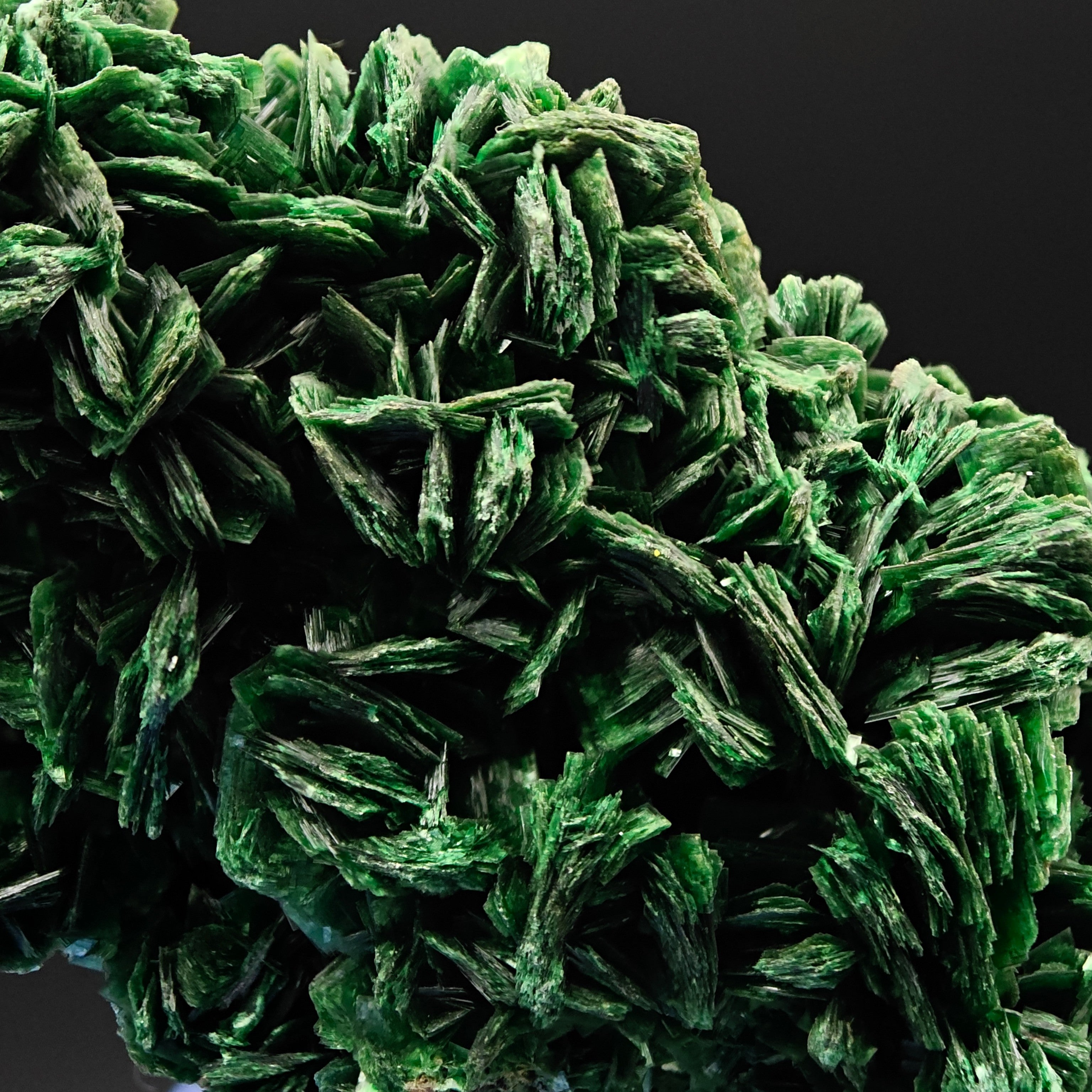 URANIUM TORBERNITE – Extremely Rare Green Crystal Cluster from Shinkolobwe Mine, DR Congo