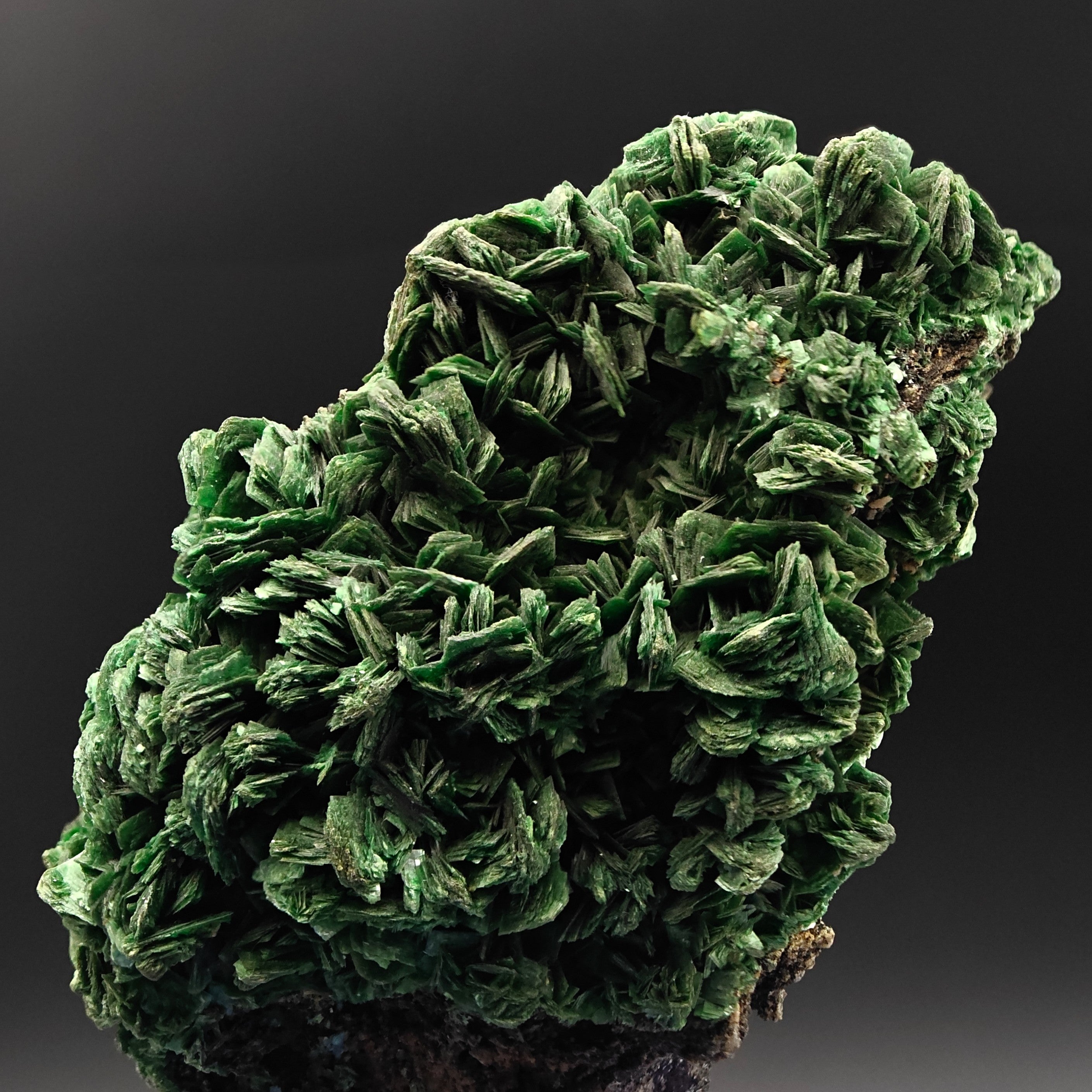 URANIUM TORBERNITE – Extremely Rare Green Crystal Cluster from Shinkolobwe Mine, DR Congo