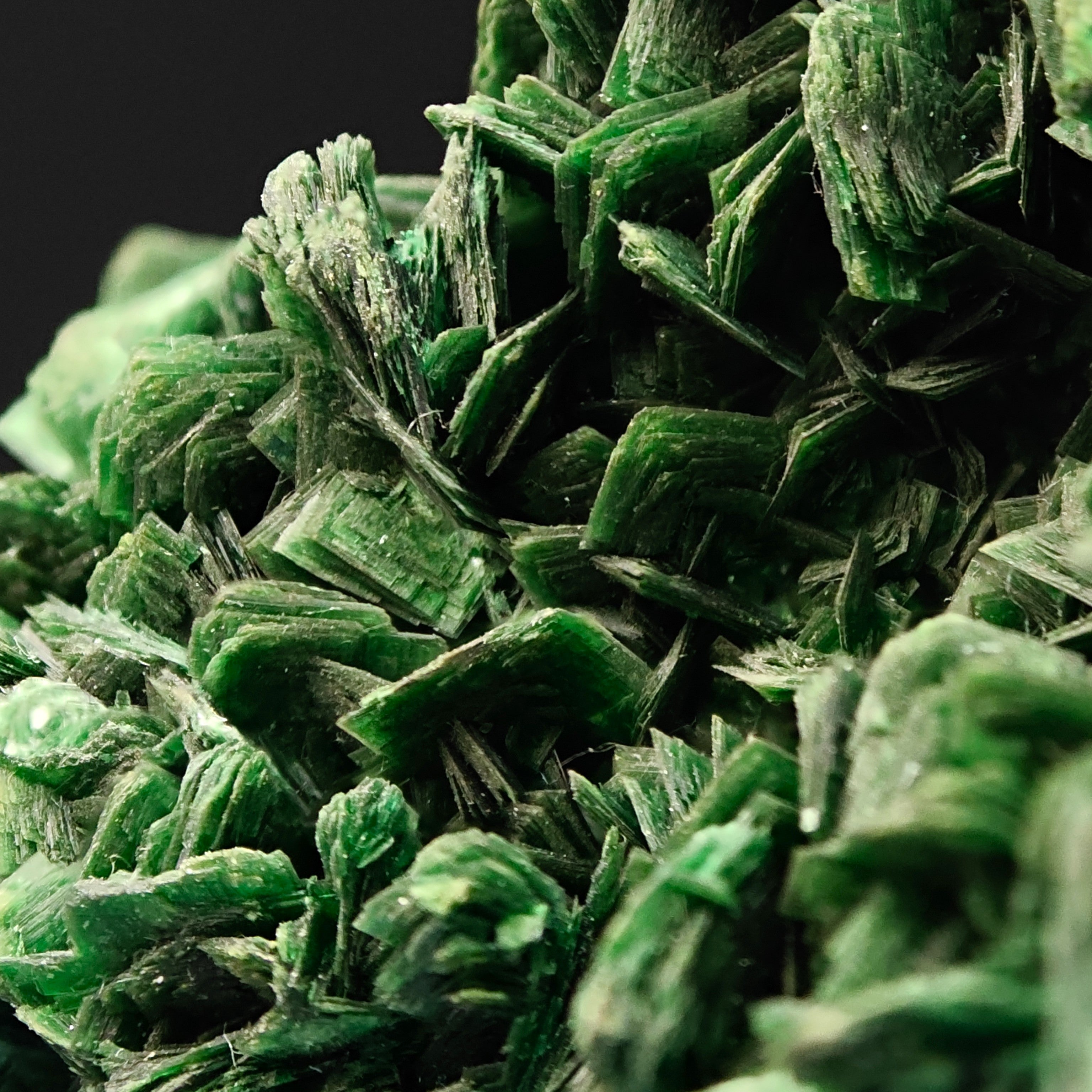 URANIUM TORBERNITE – Extremely Rare Green Crystal Cluster from Shinkolobwe Mine, DR Congo