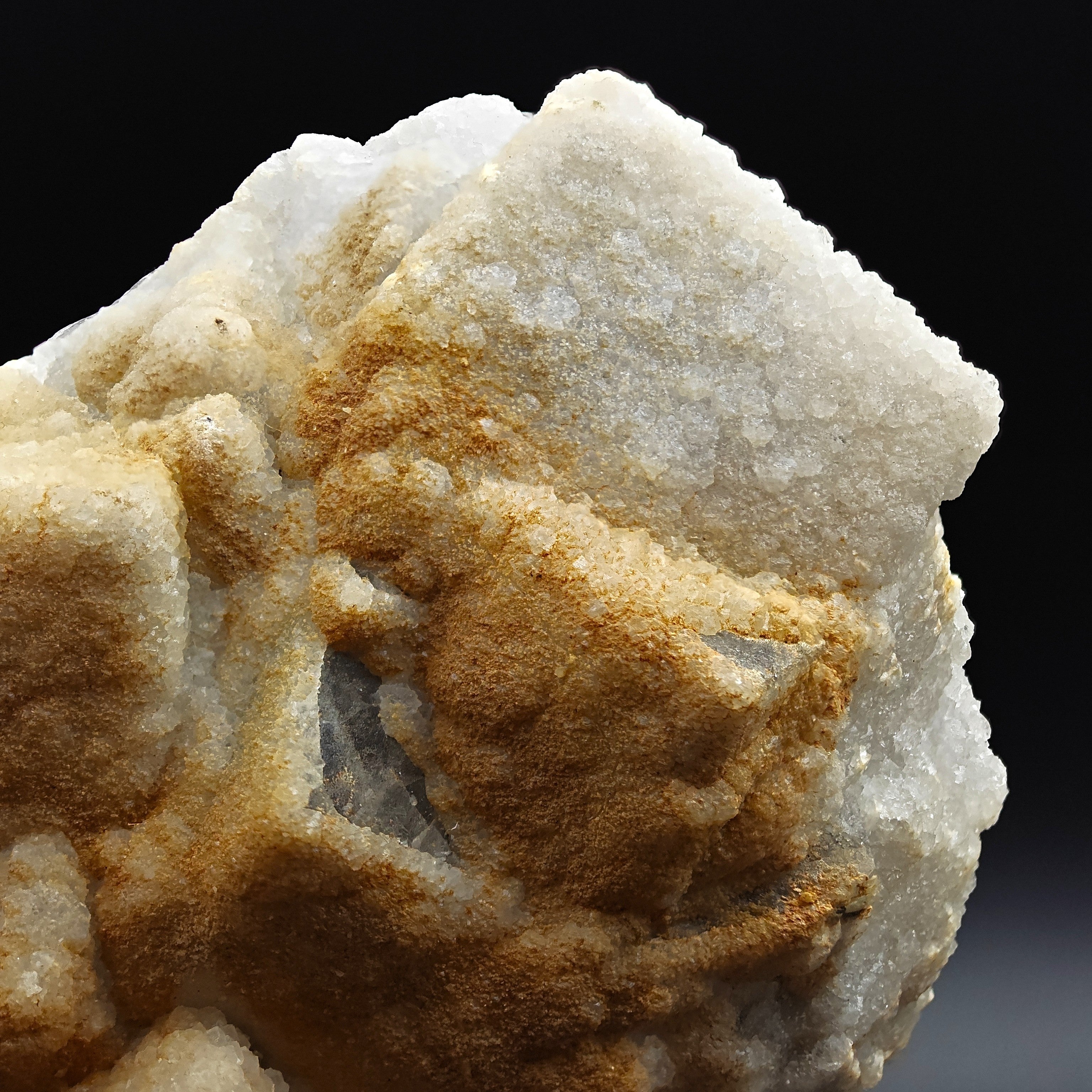 FLUORITE & CALCITE – Large 139mm Crystal Cluster, Silius Mine, Sardinia, Italy