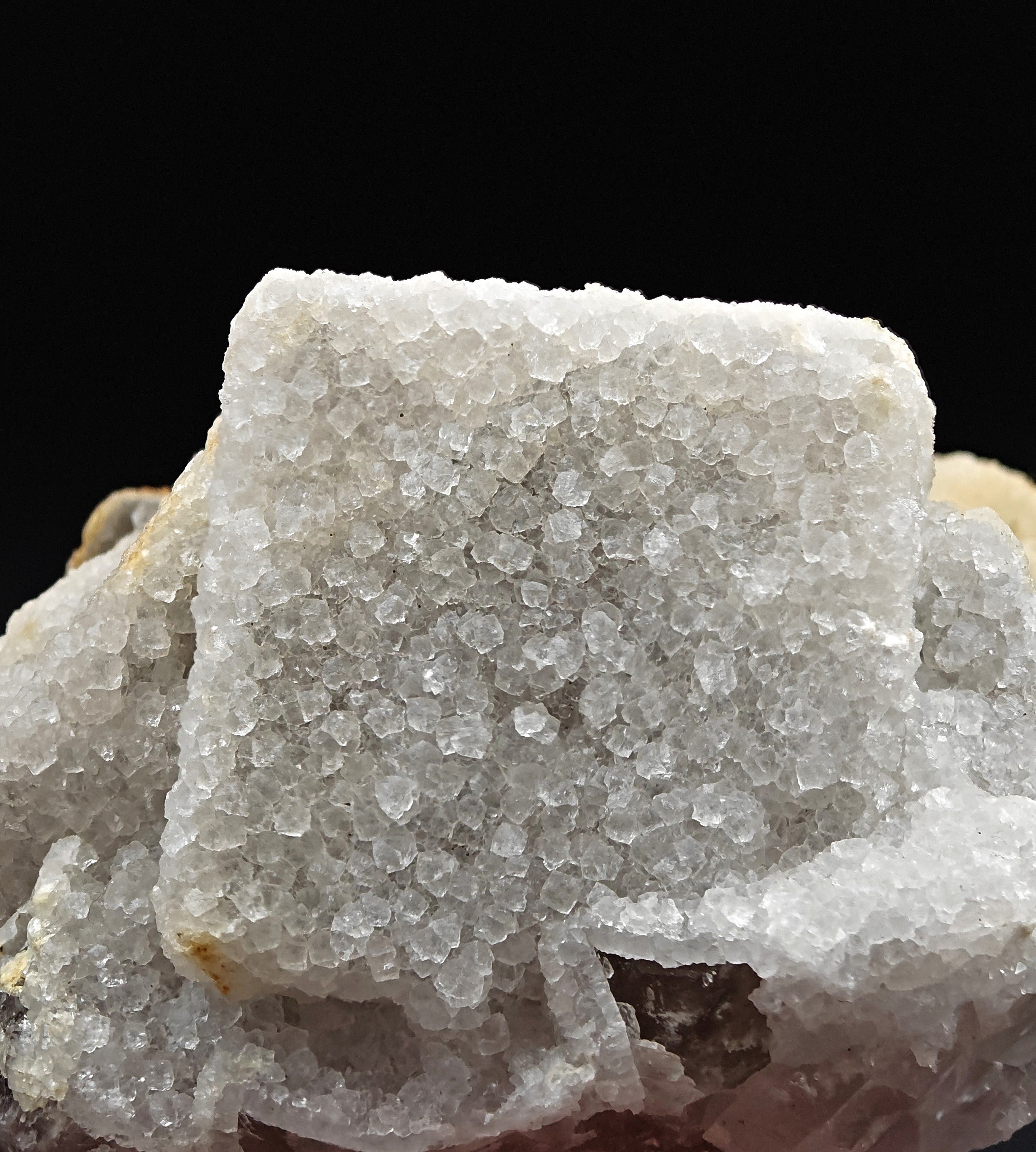 FLUORITE & CALCITE – Large 139mm Crystal Cluster, Silius Mine, Sardinia, Italy