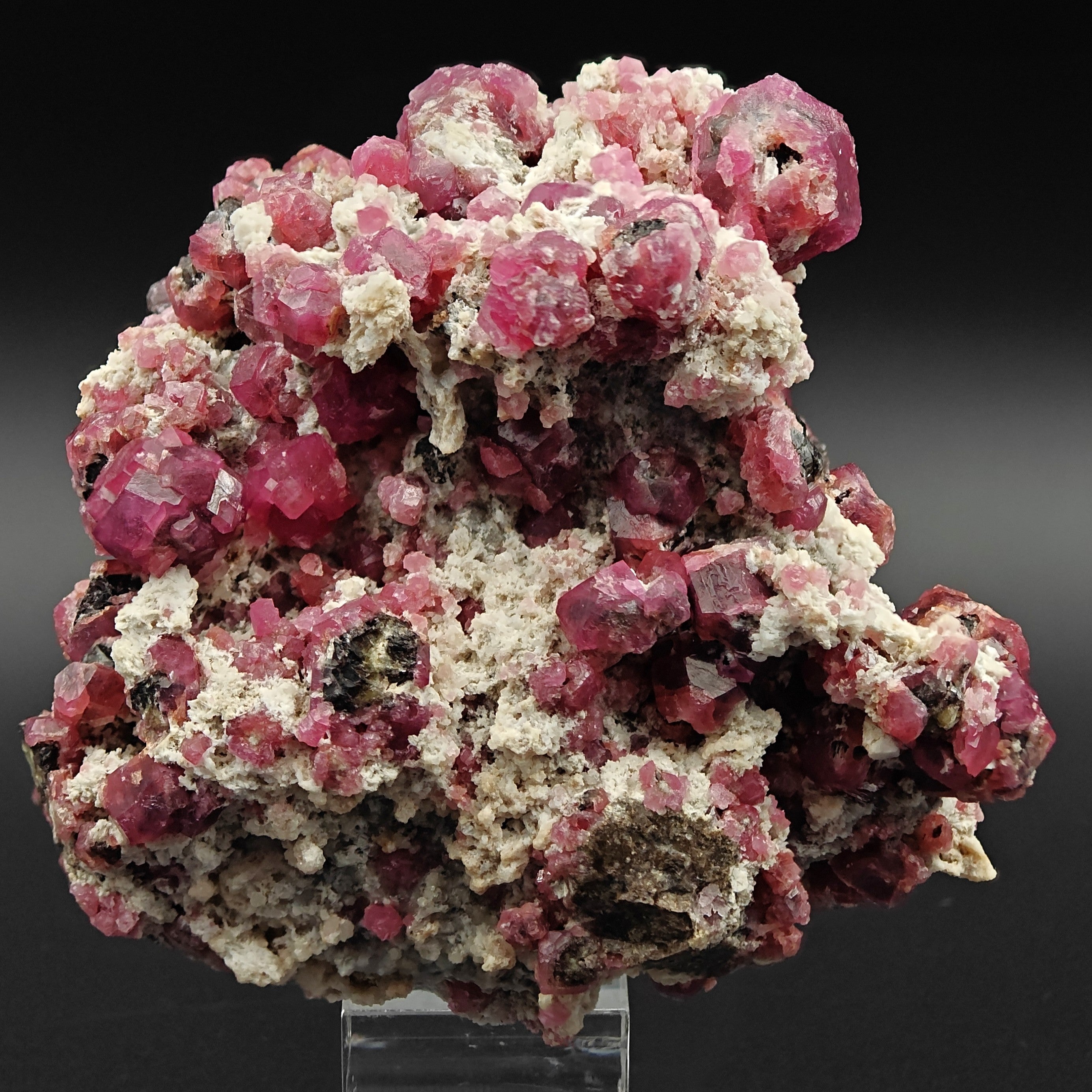 ROSOLITE GARNET – Vivid Pink Grossular Crystals, Sierra de Cruces, Mexico